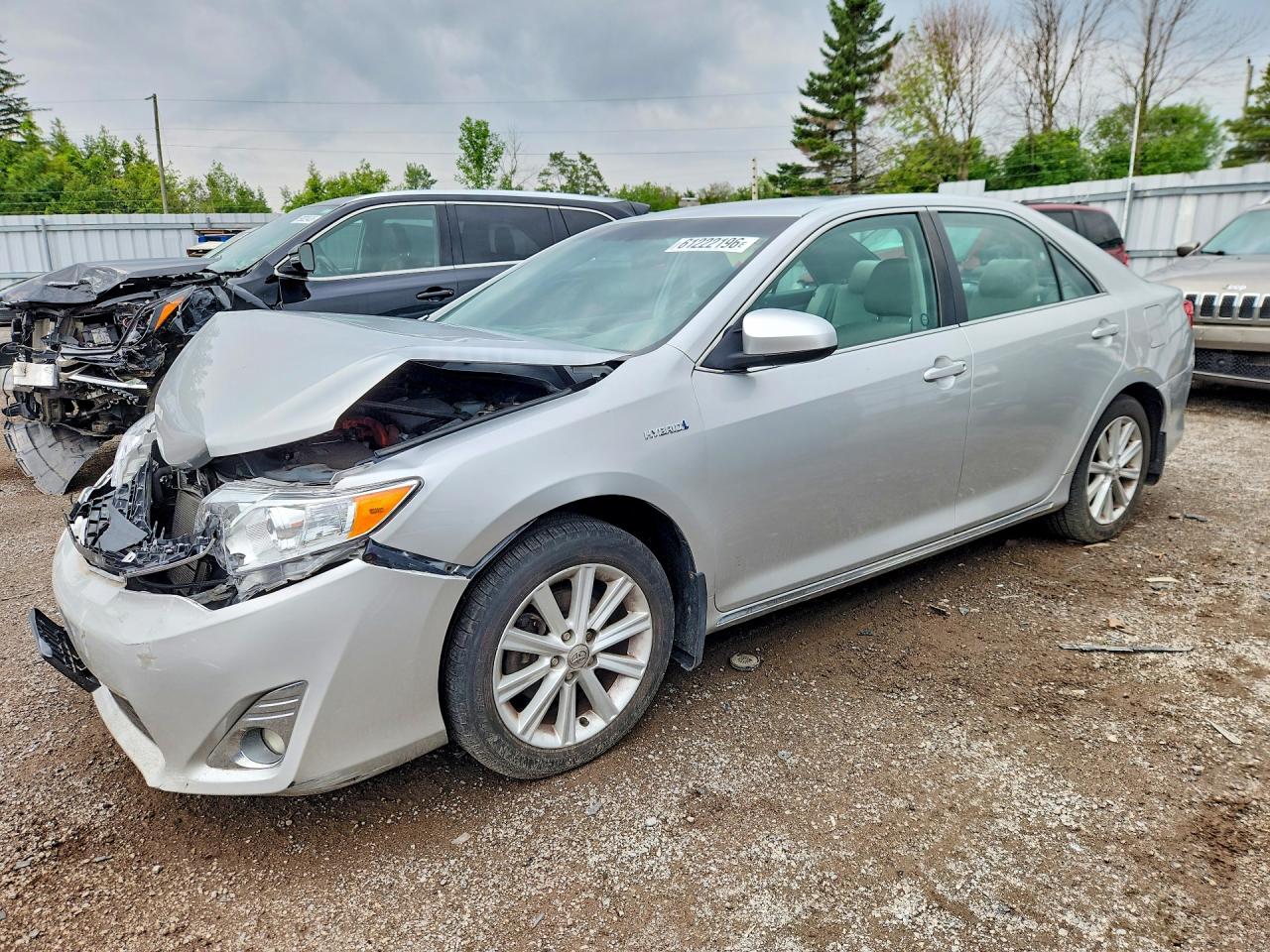 2012 Toyota Camry Hybrid Le Silver vin: 4T1BD1FK7CU011968