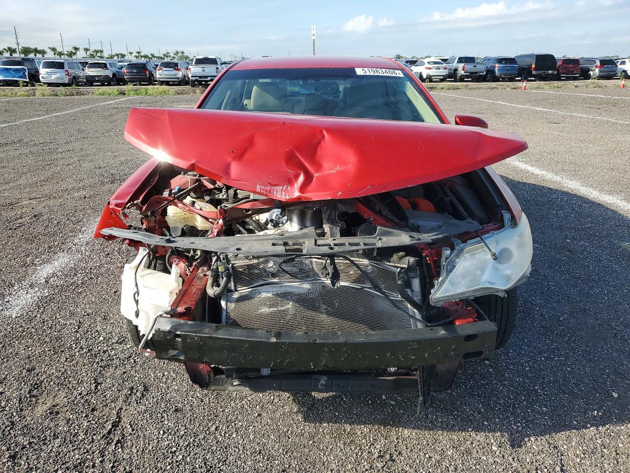 2012 Toyota Camry Hybrid Le Red vin: 4T1BD1FK7CU012294