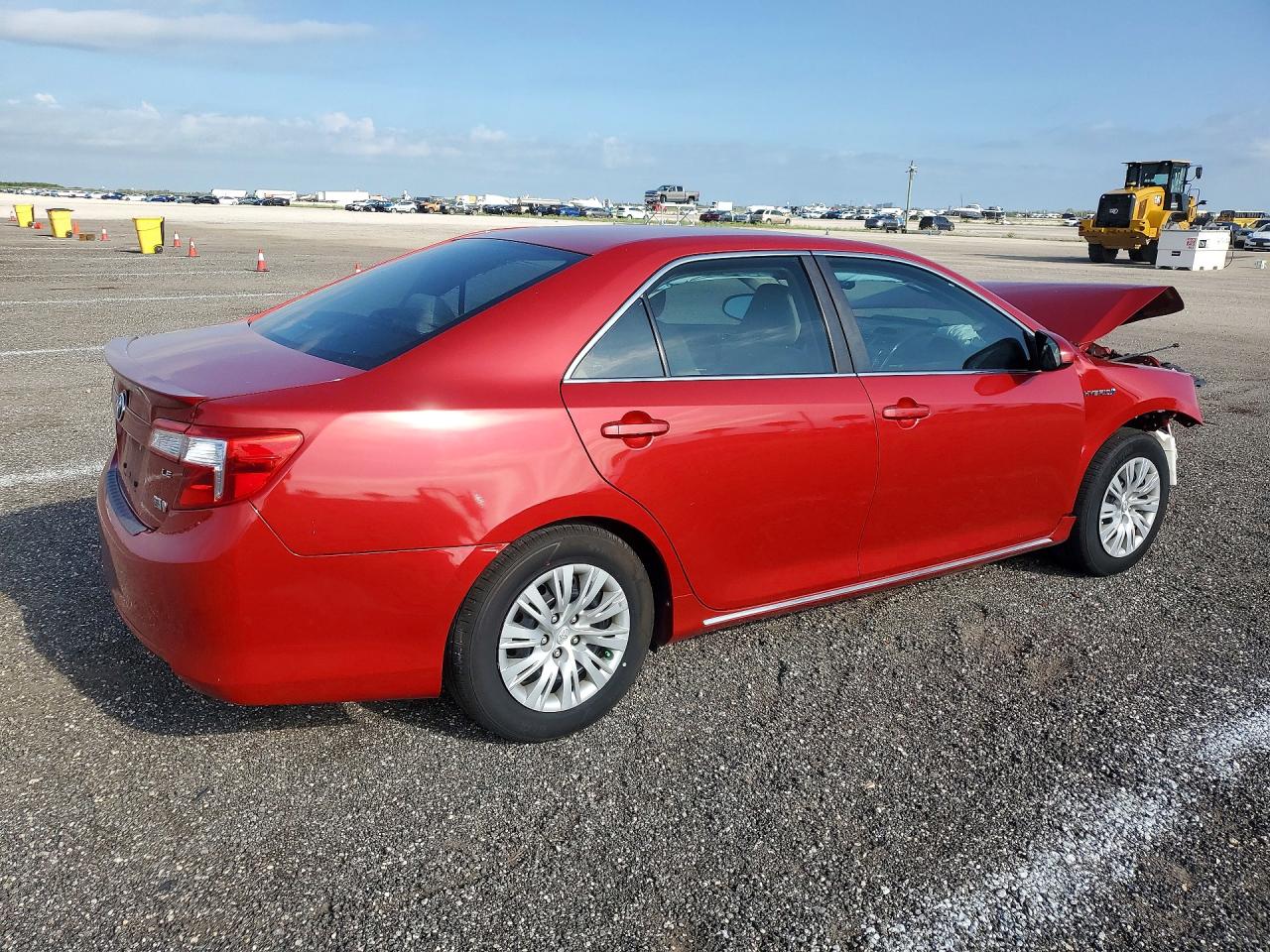 2012 Toyota Camry Hybrid Le Red vin: 4T1BD1FK7CU012294