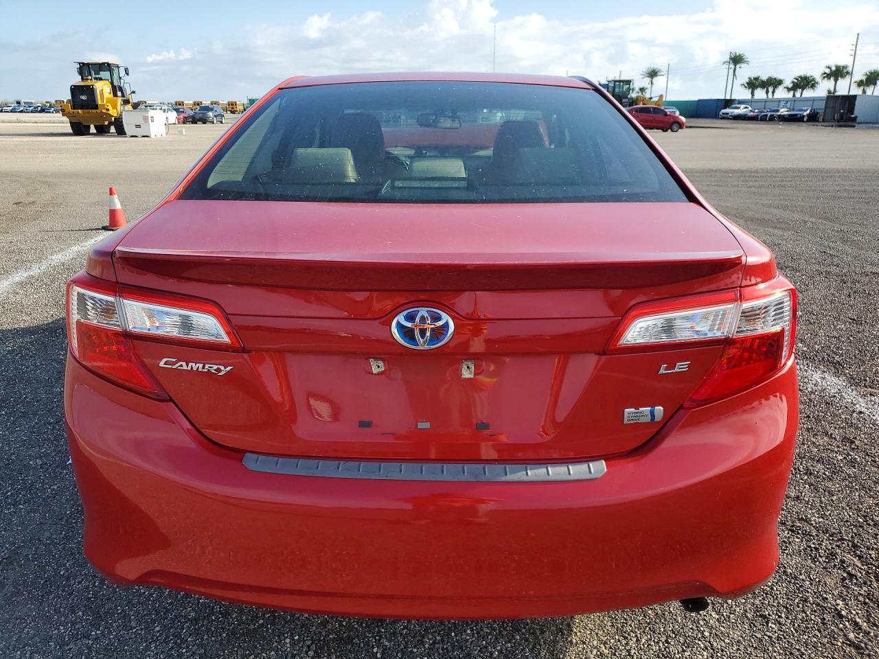 2012 Toyota Camry Hybrid Le Red vin: 4T1BD1FK7CU012294