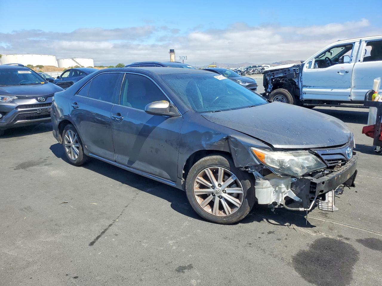 2012 Toyota Camry Hybrid Le Gray vin: 4T1BD1FK7CU021786