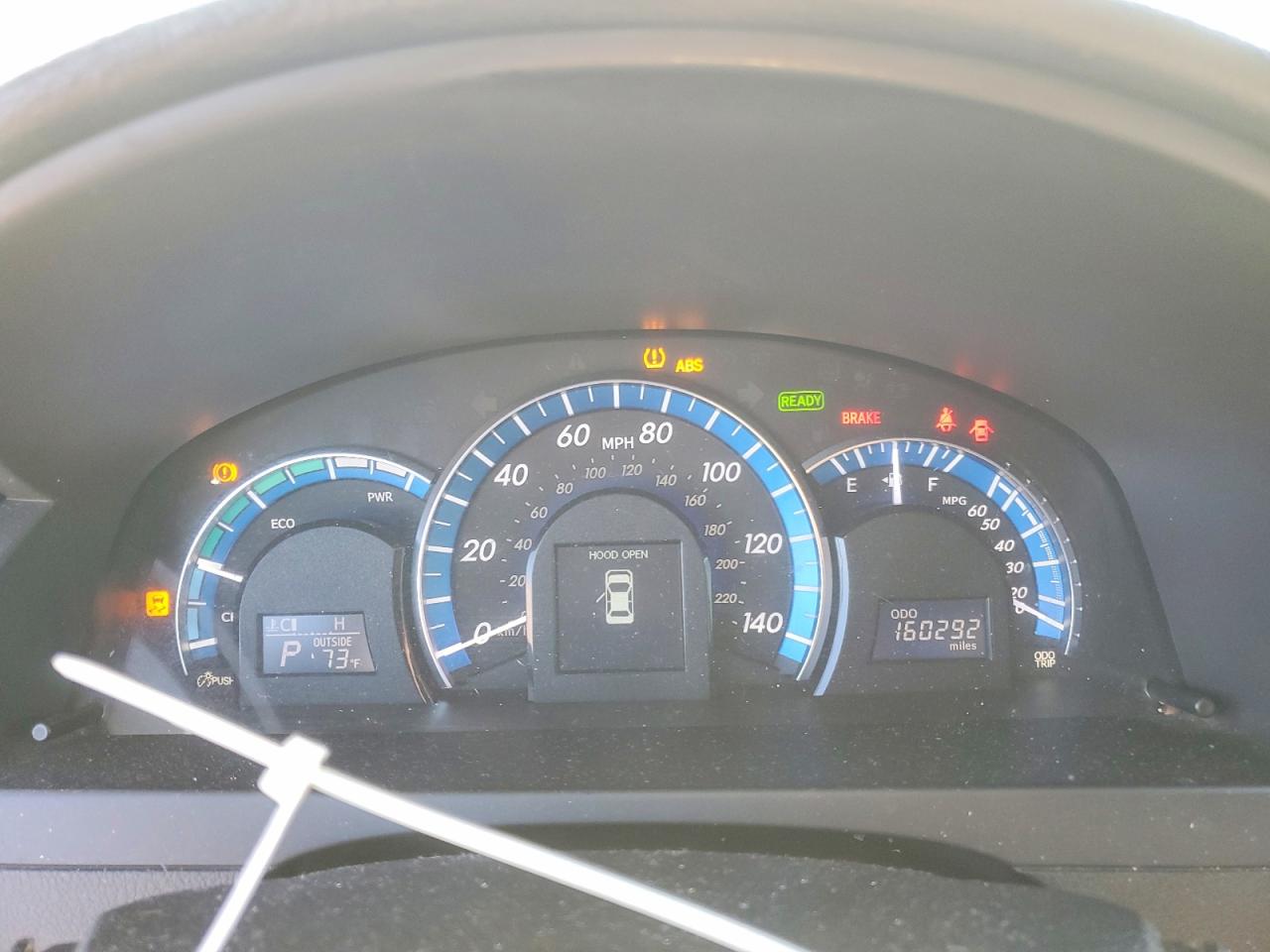 2012 Toyota Camry Hybrid Le Gray vin: 4T1BD1FK7CU021786