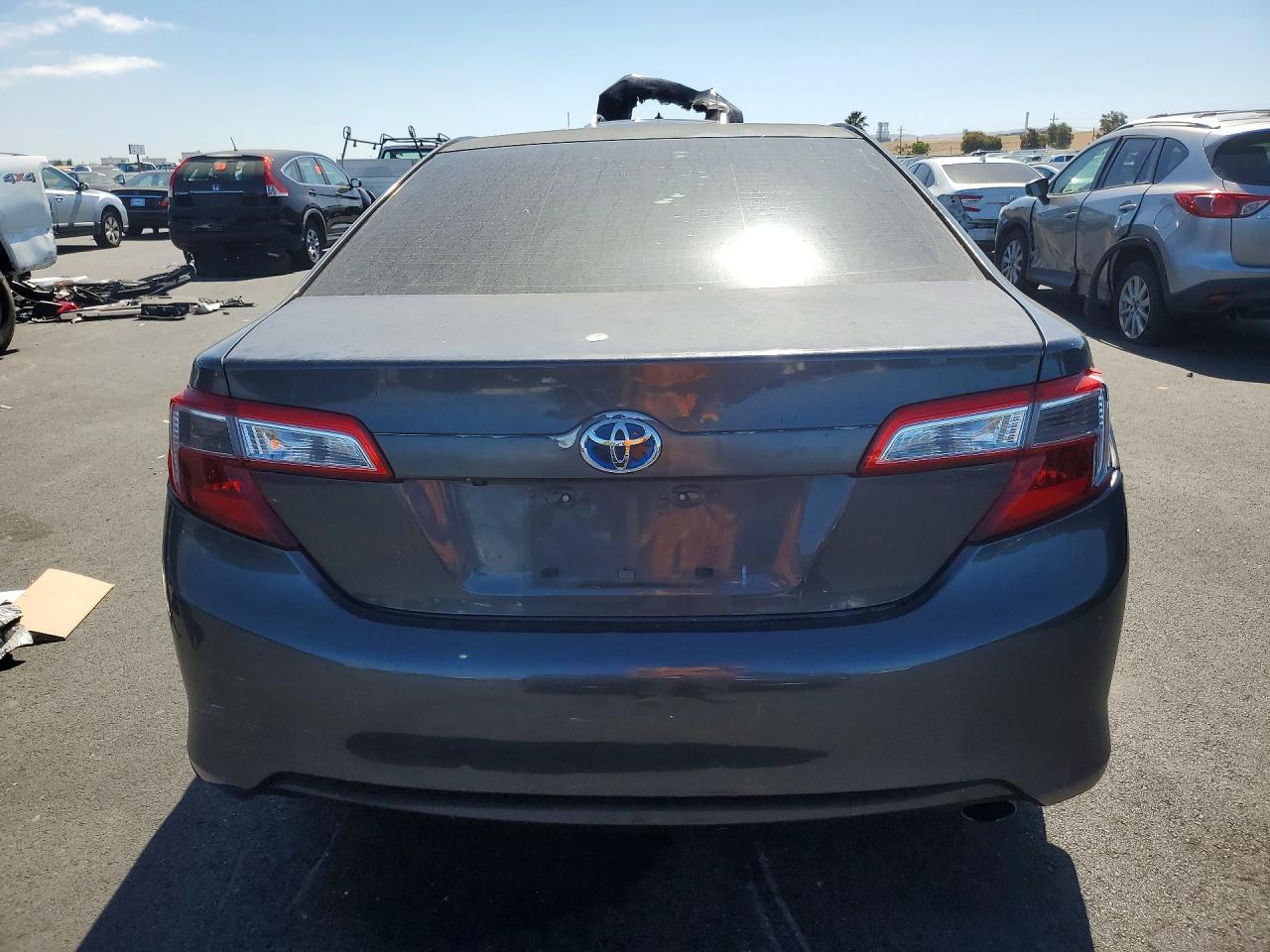 2012 Toyota Camry Hybrid Le Gray vin: 4T1BD1FK7CU021786