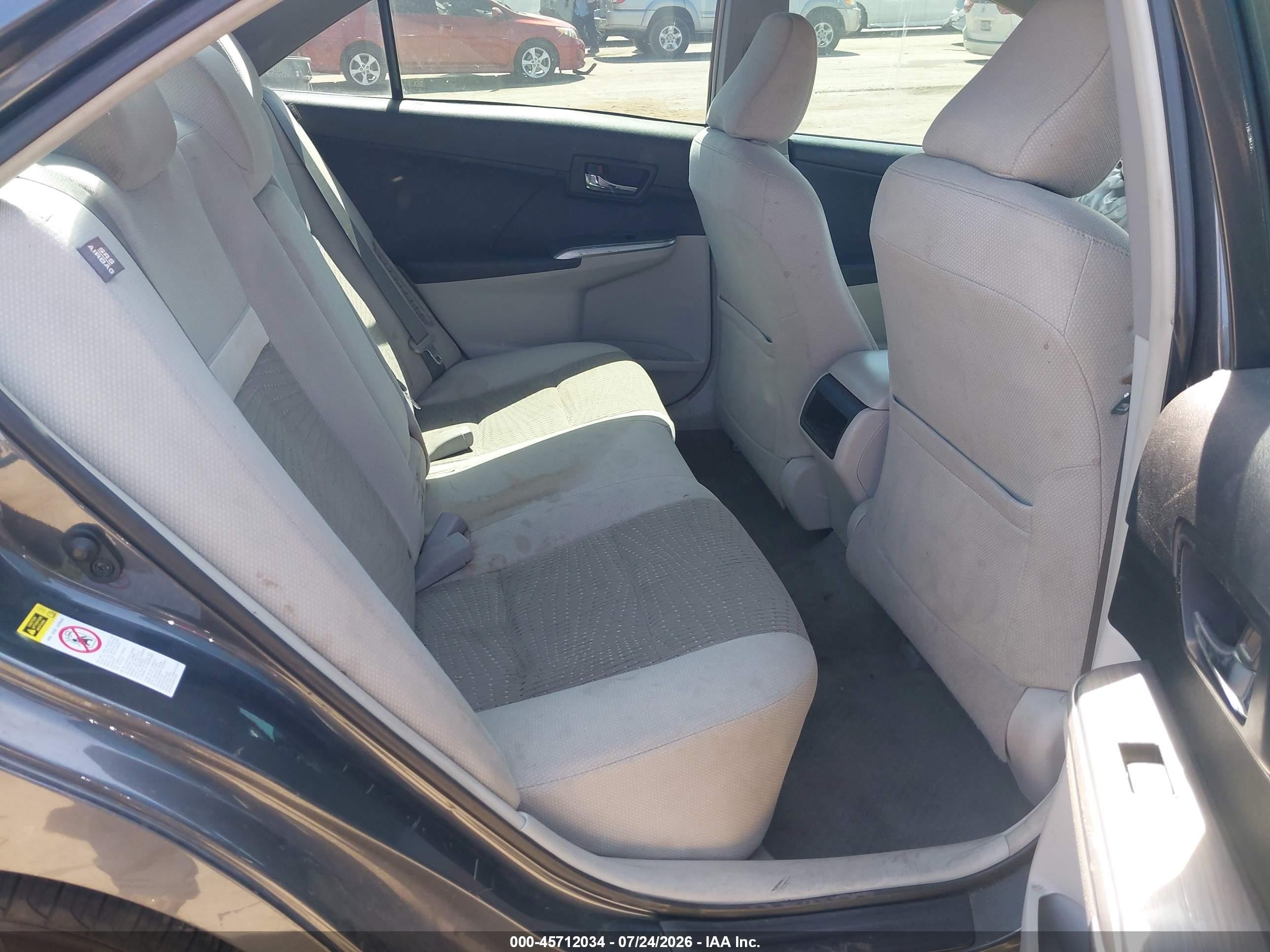 2012 Toyota Camry Hybrid Le Серый vin: 4T1BD1FK7CU026633