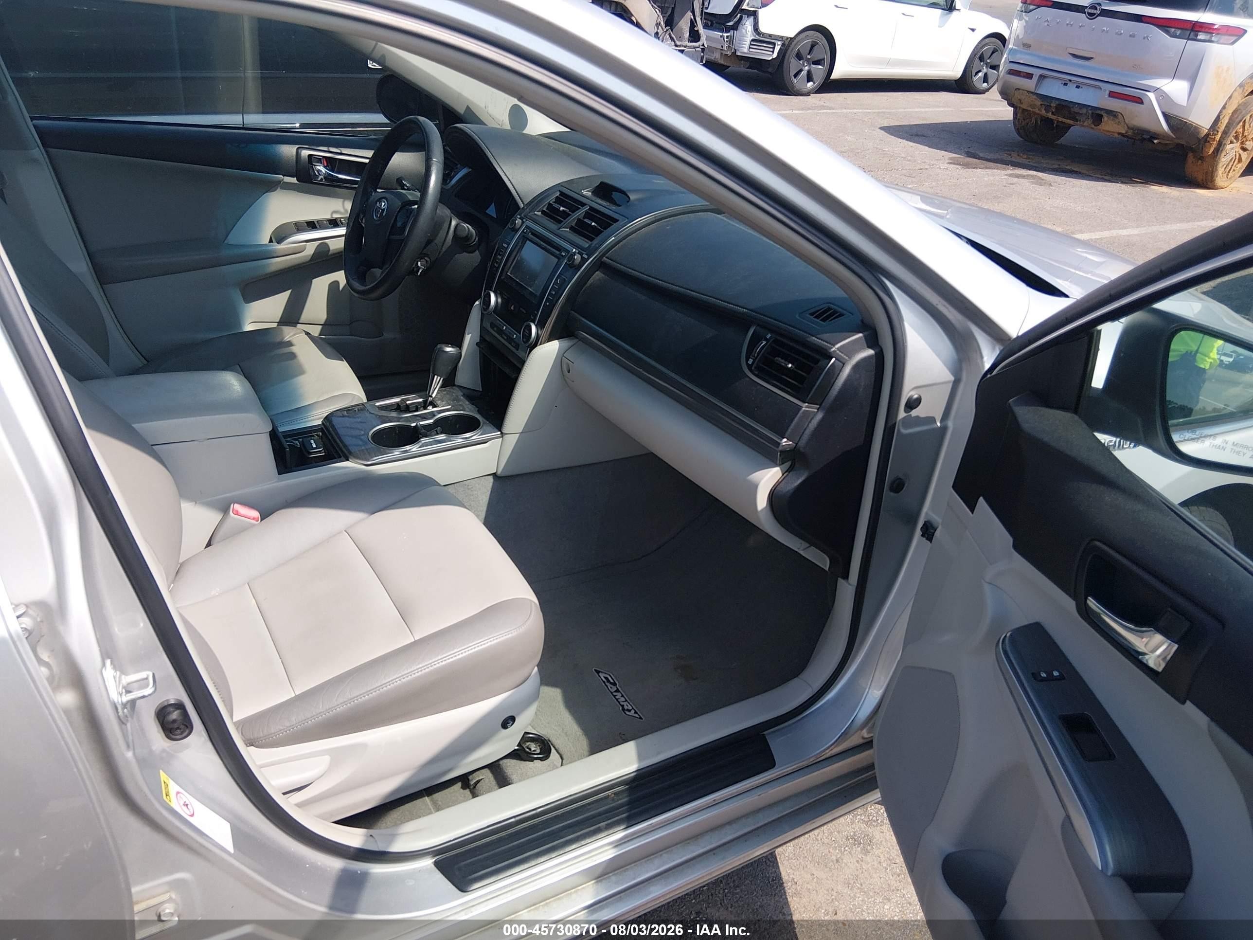 2012 Toyota Camry Hybrid Xle Gray vin: 4T1BD1FK7CU038684