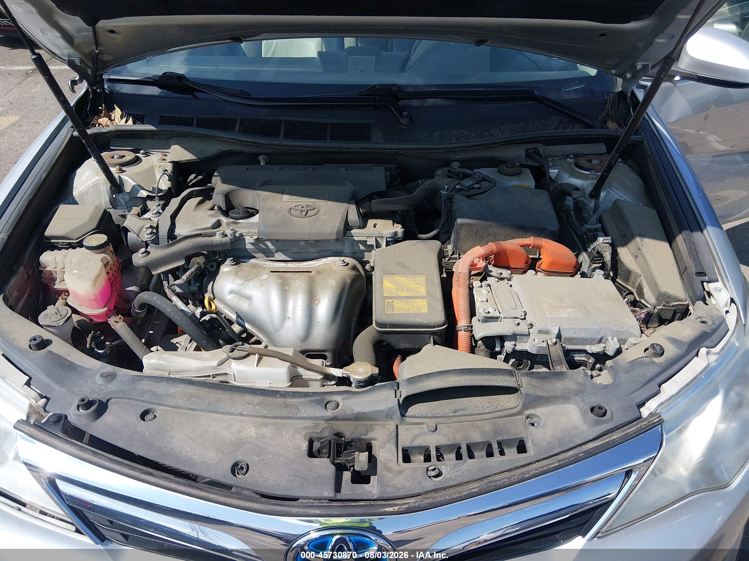2012 Toyota Camry Hybrid Xle Gray vin: 4T1BD1FK7CU038684