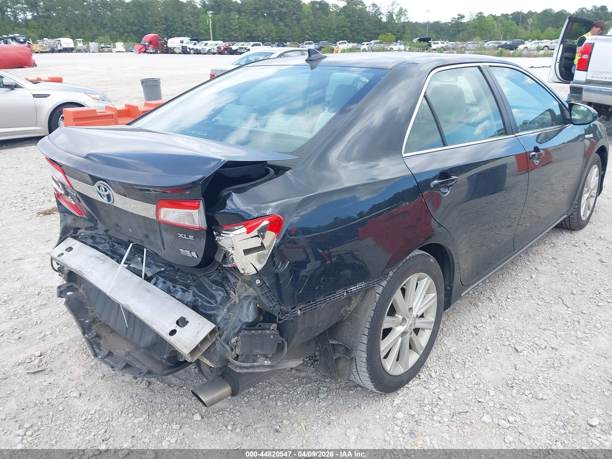 2012 Toyota Camry Hybrid Xle Черный vin: 4T1BD1FK7CU040631