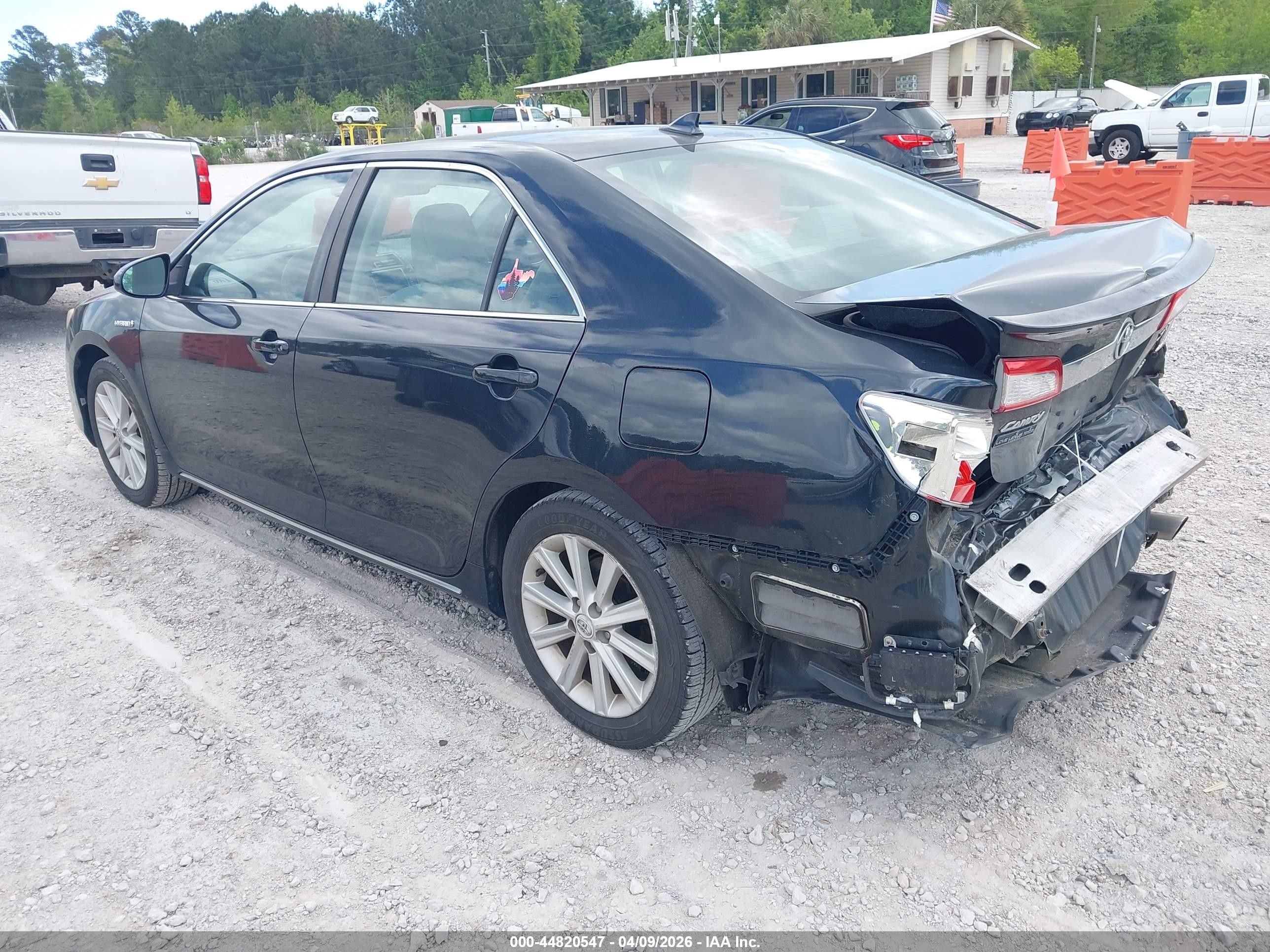 2012 Toyota Camry Hybrid Xle Черный vin: 4T1BD1FK7CU040631