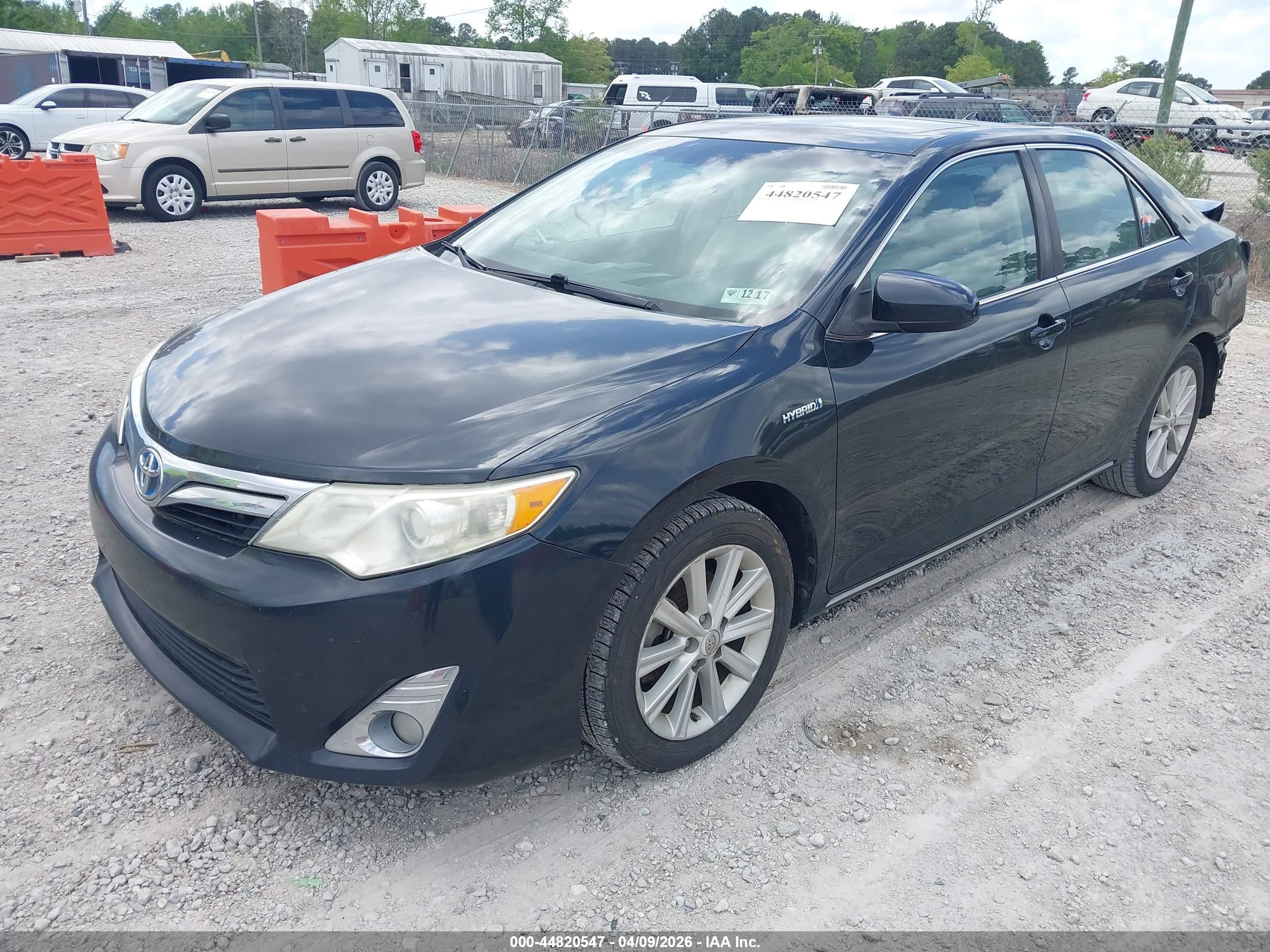 2012 Toyota Camry Hybrid Xle Черный vin: 4T1BD1FK7CU040631