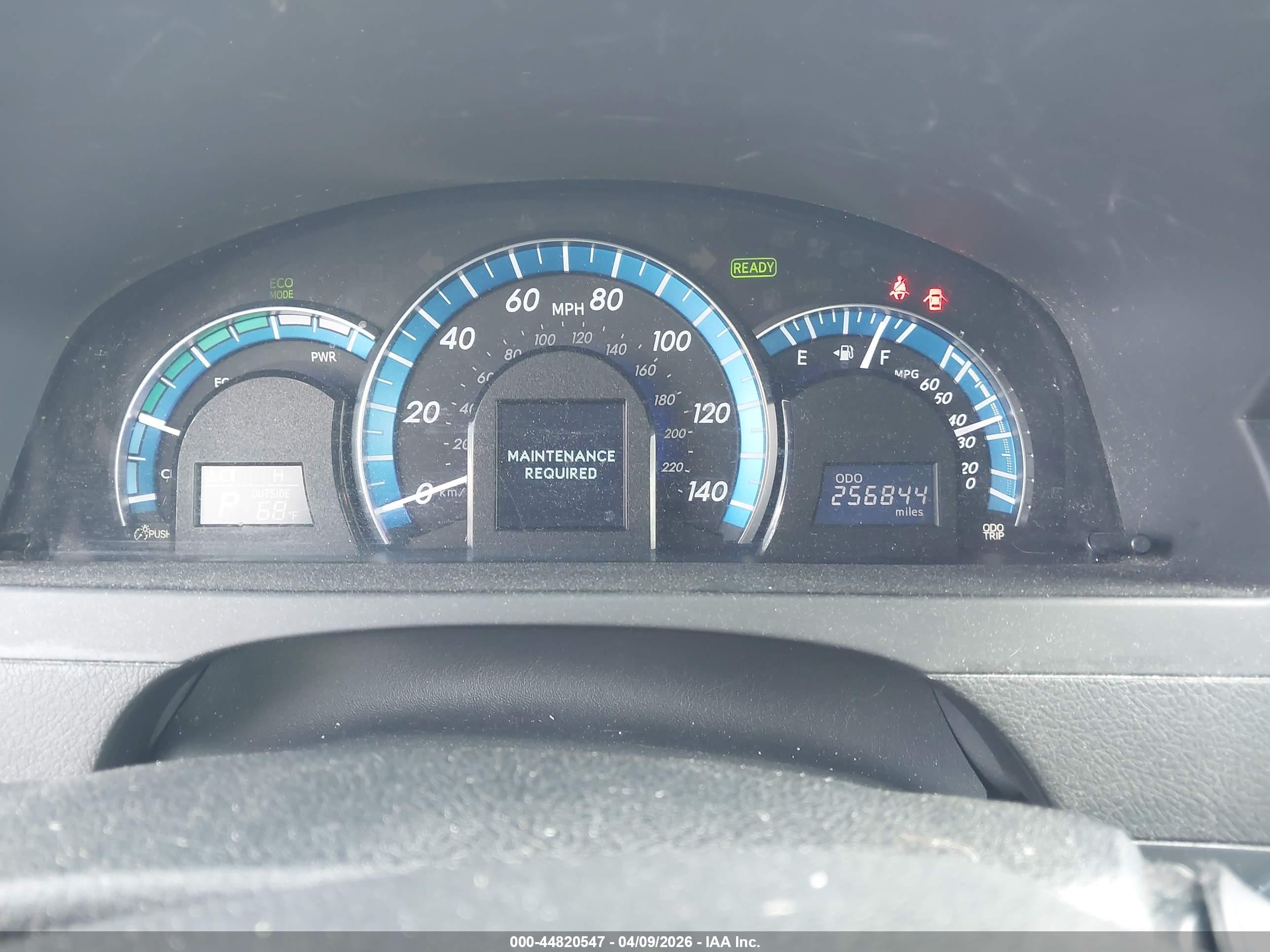 2012 Toyota Camry Hybrid Xle Черный vin: 4T1BD1FK7CU040631