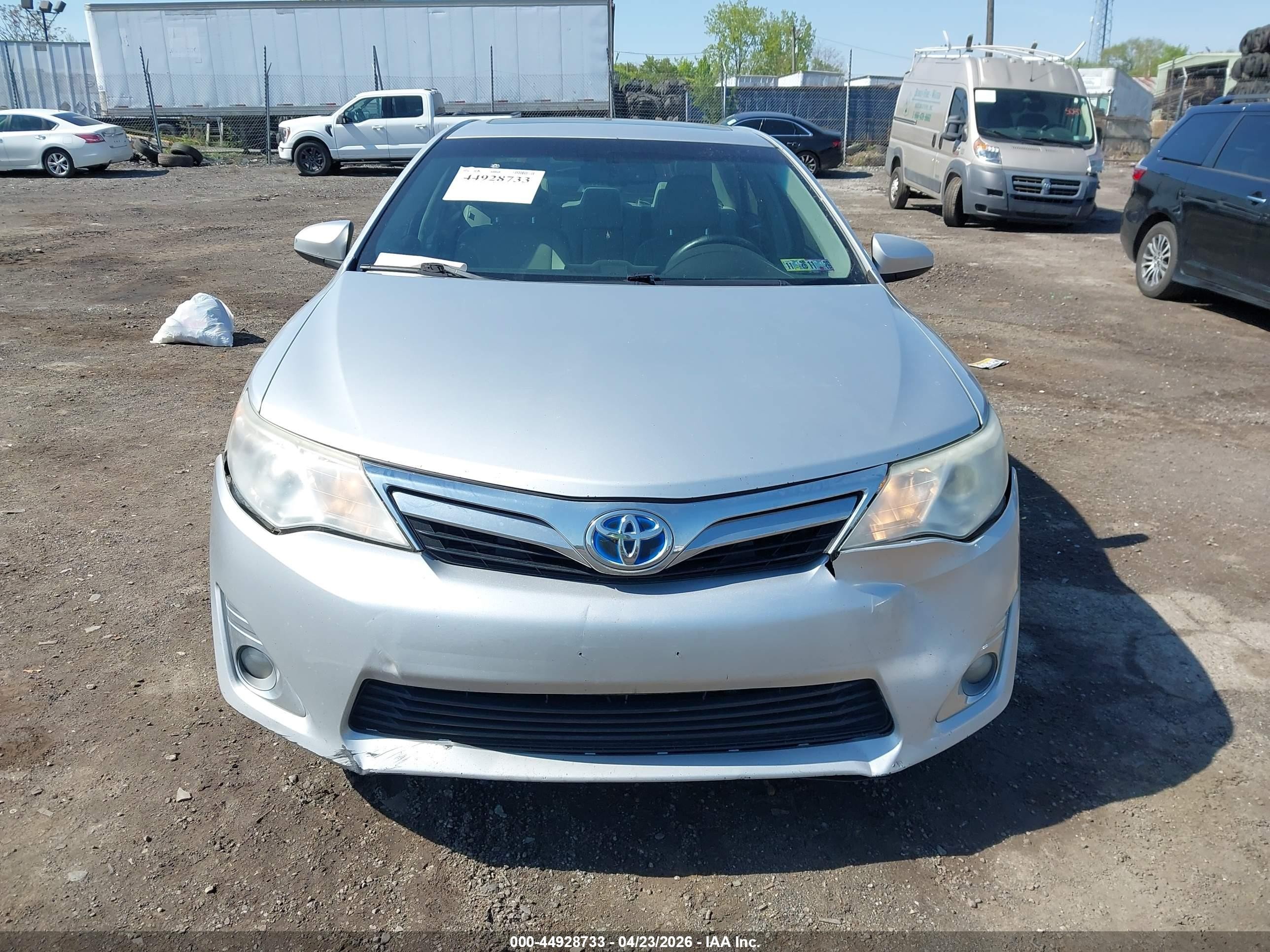 2012 Toyota Camry Hybrid Xle Silver vin: 4T1BD1FK7CU041293