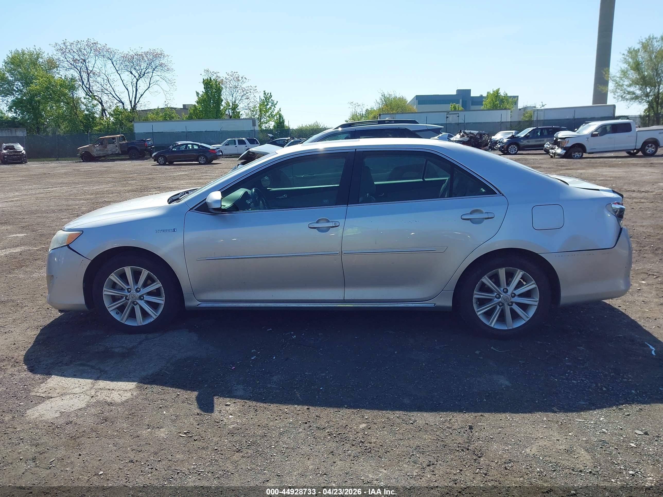 2012 Toyota Camry Hybrid Xle Silver vin: 4T1BD1FK7CU041293
