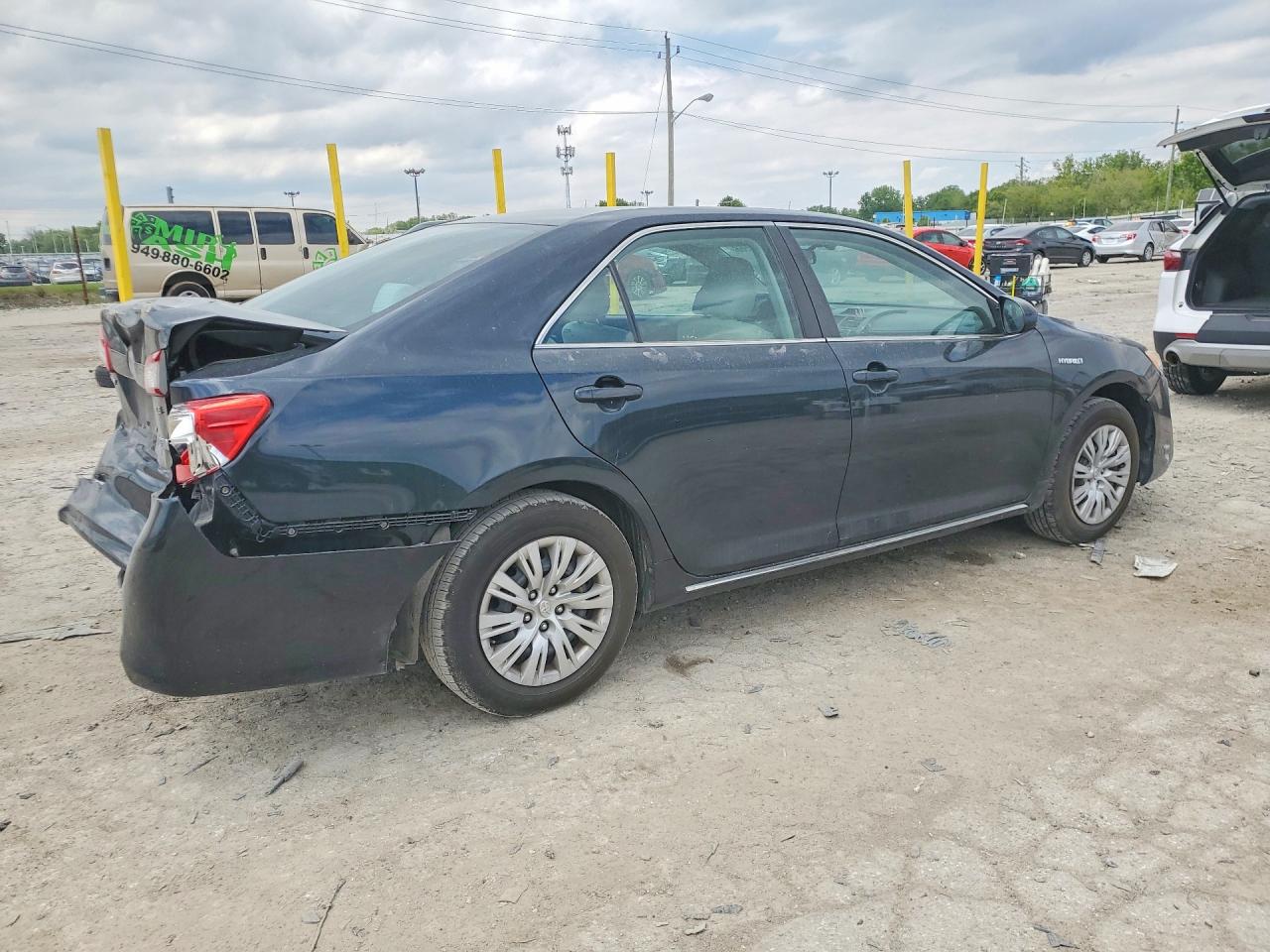 2012 Toyota Camry Hybrid Le Black vin: 4T1BD1FK7CU042864