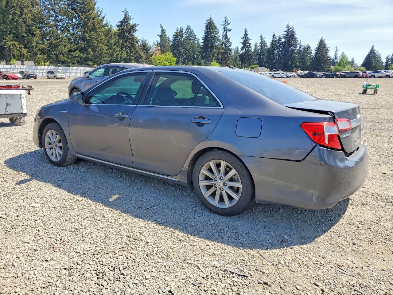 2012 Toyota Camry Hybrid Xle Gray vin: 4T1BD1FK7CU046476