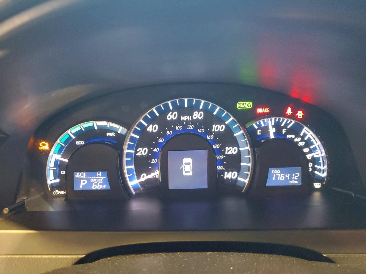 2012 Toyota Camry Hybrid Xle Серый vin: 4T1BD1FK7CU047031