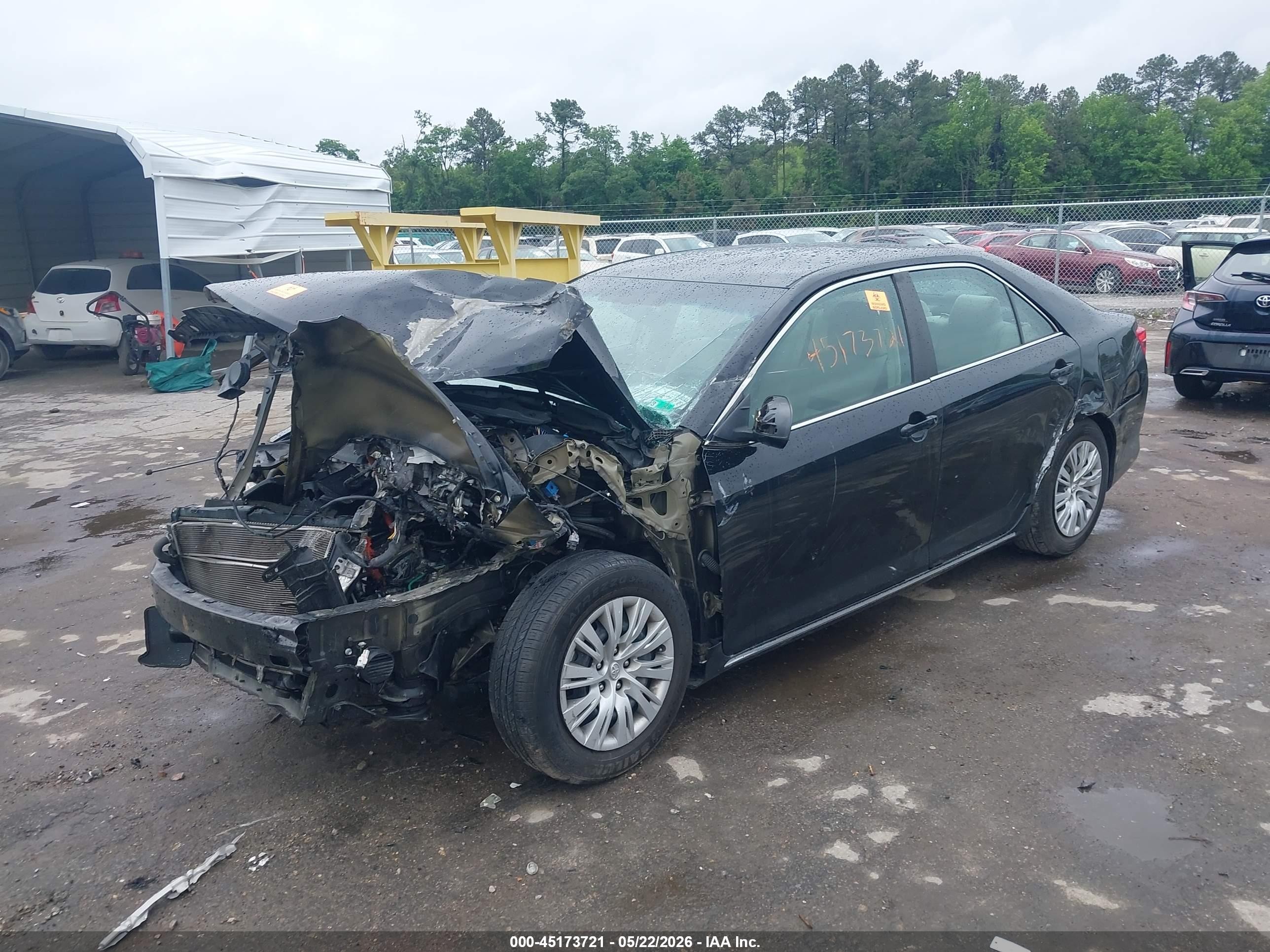 2012 Toyota Camry Hybrid Le Black vin: 4T1BD1FK7CU051984