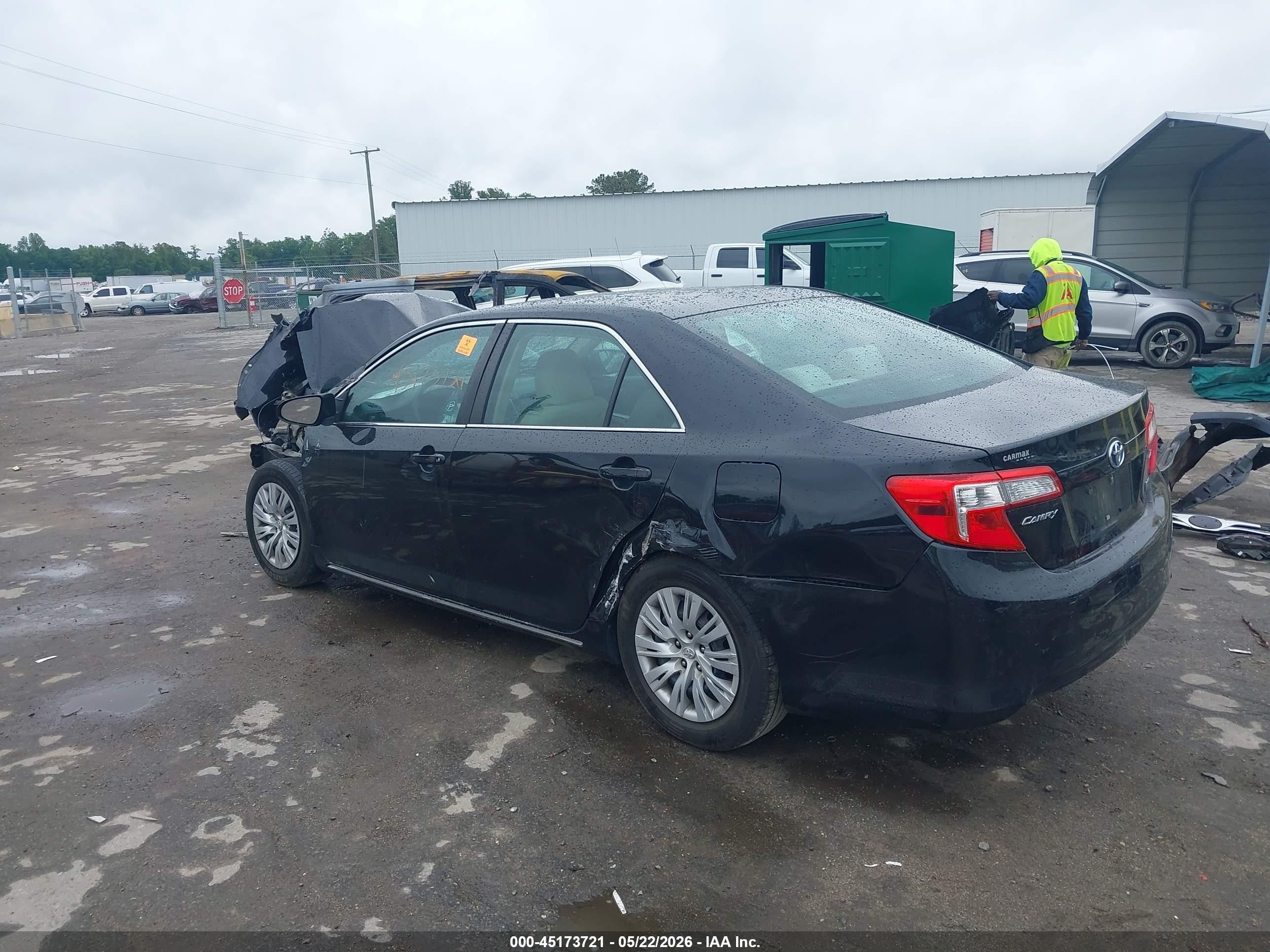 2012 Toyota Camry Hybrid Le Black vin: 4T1BD1FK7CU051984