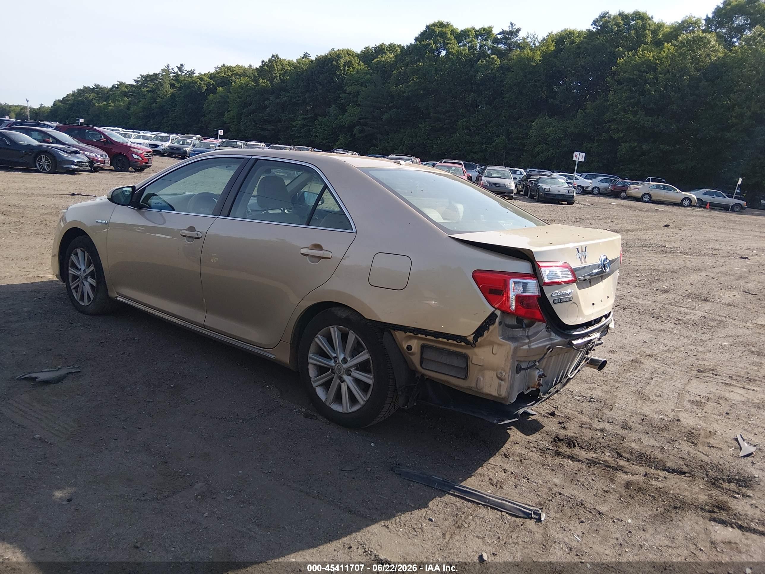 2012 Toyota Camry Hybrid Xle Champagne vin: 4T1BD1FK7CU053931
