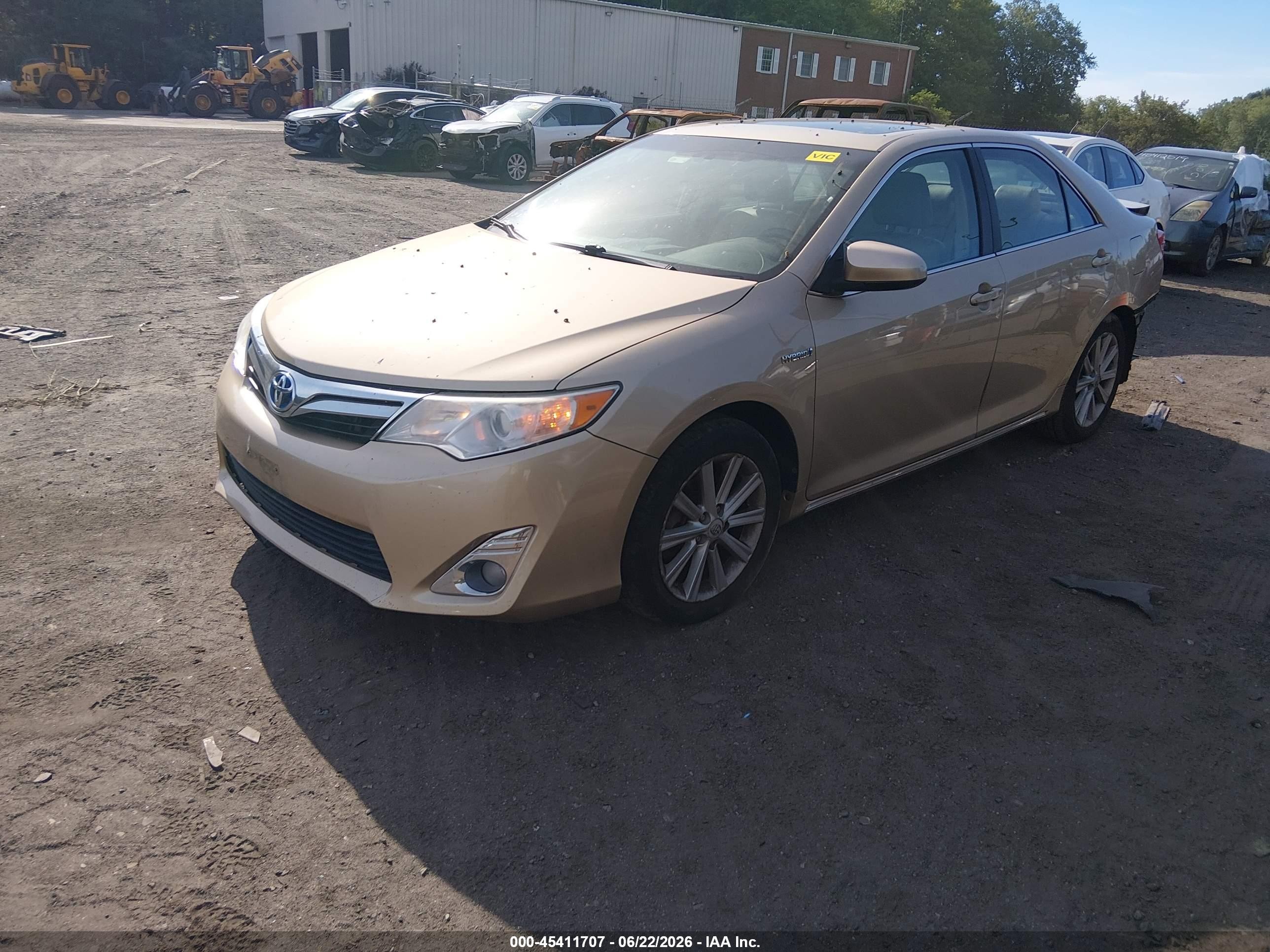 2012 Toyota Camry Hybrid Xle Champagne vin: 4T1BD1FK7CU053931