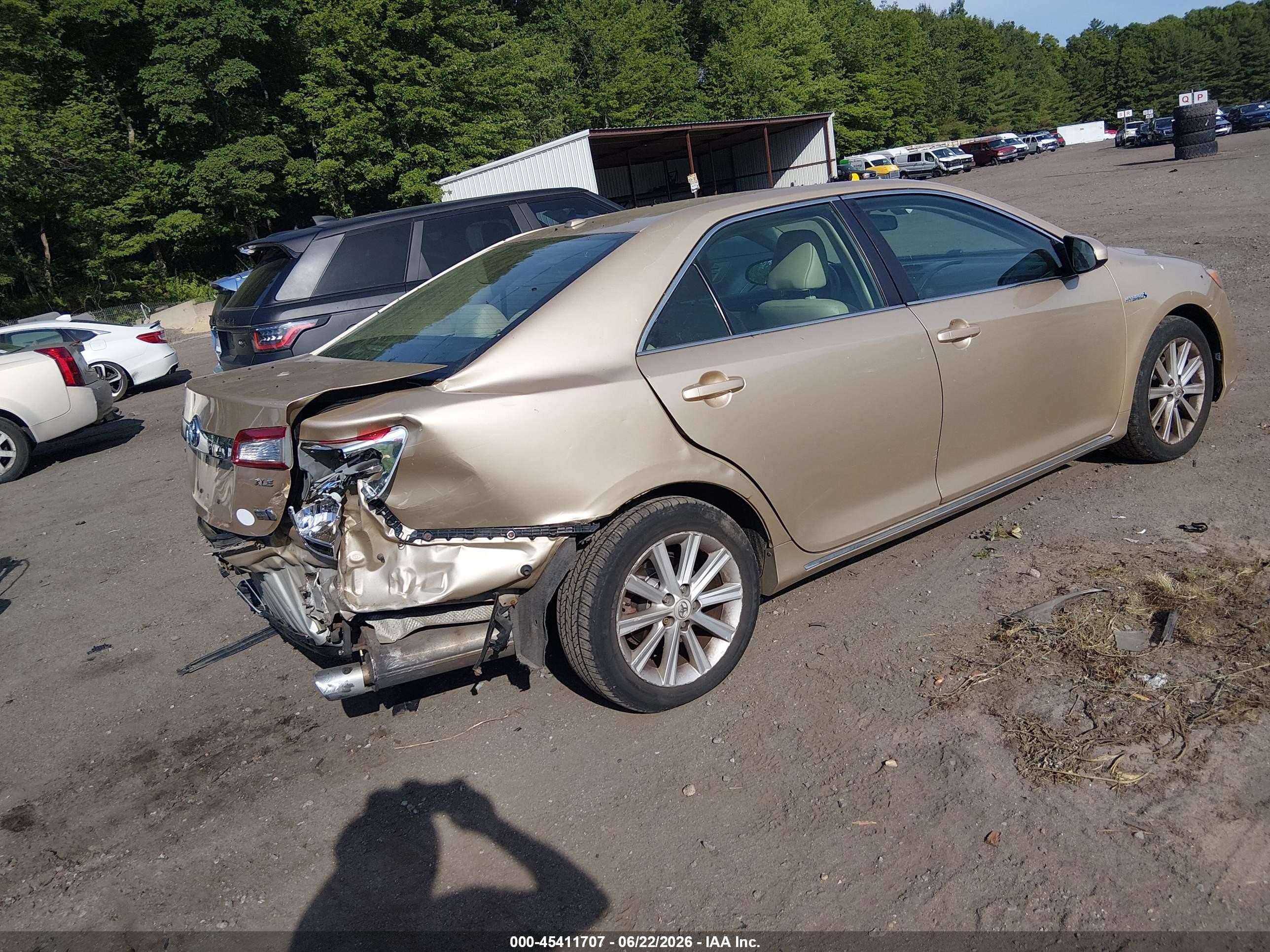 2012 Toyota Camry Hybrid Xle Champagne vin: 4T1BD1FK7CU053931