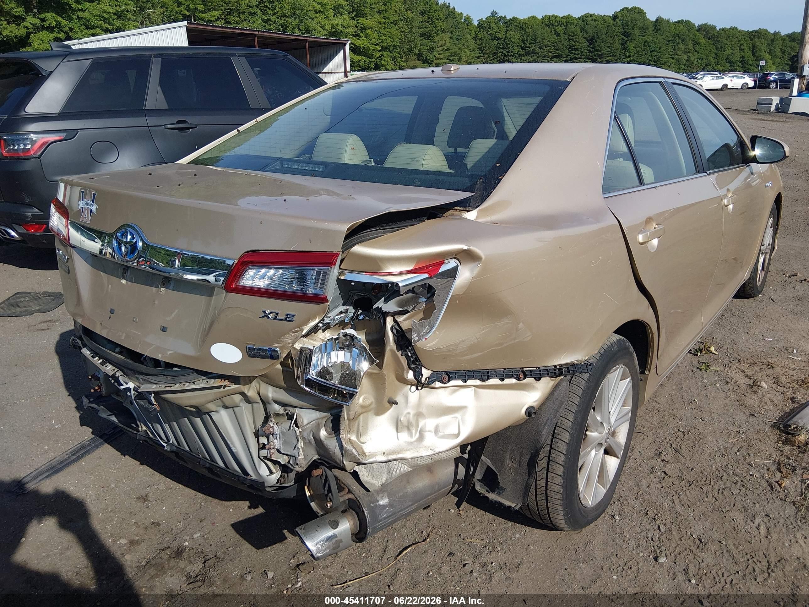 2012 Toyota Camry Hybrid Xle Champagne vin: 4T1BD1FK7CU053931