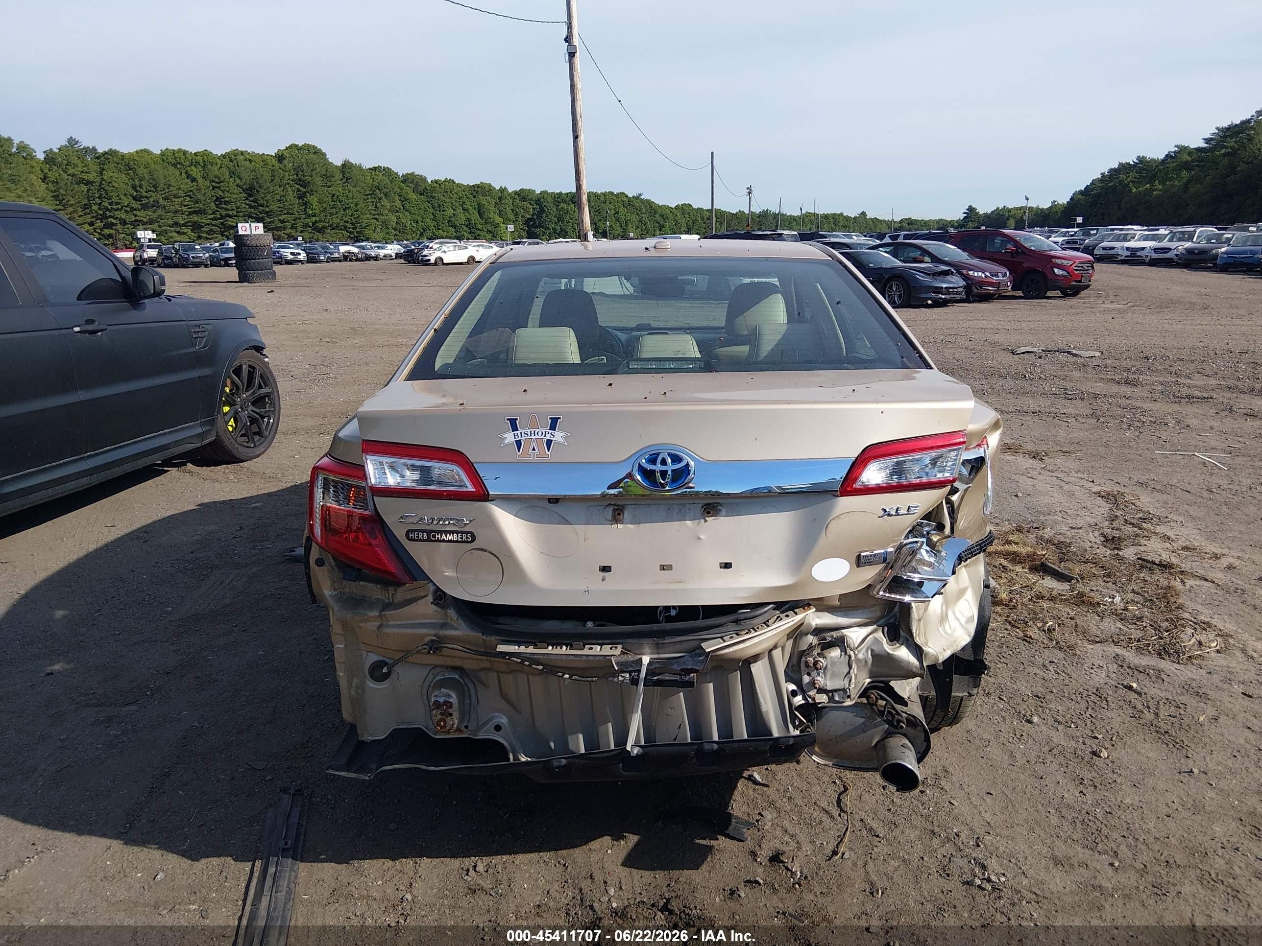 2012 Toyota Camry Hybrid Xle Champagne vin: 4T1BD1FK7CU053931