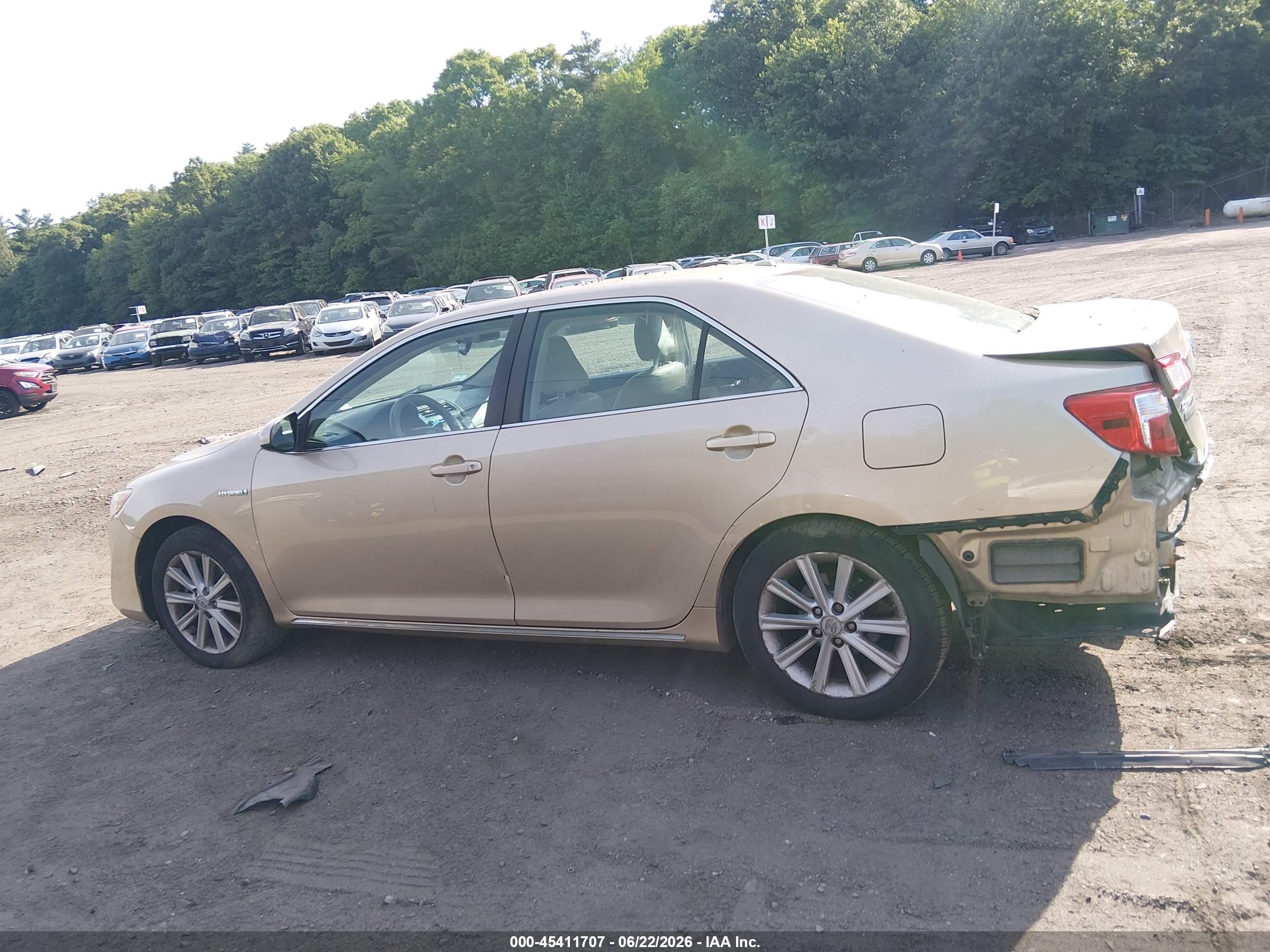 2012 Toyota Camry Hybrid Xle Champagne vin: 4T1BD1FK7CU053931
