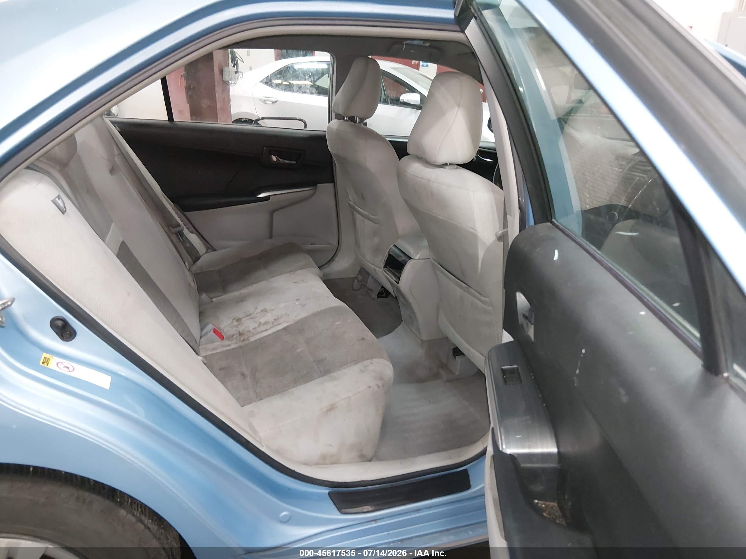 2012 Toyota Camry Hybrid Le Синий vin: 4T1BD1FK7CU057493