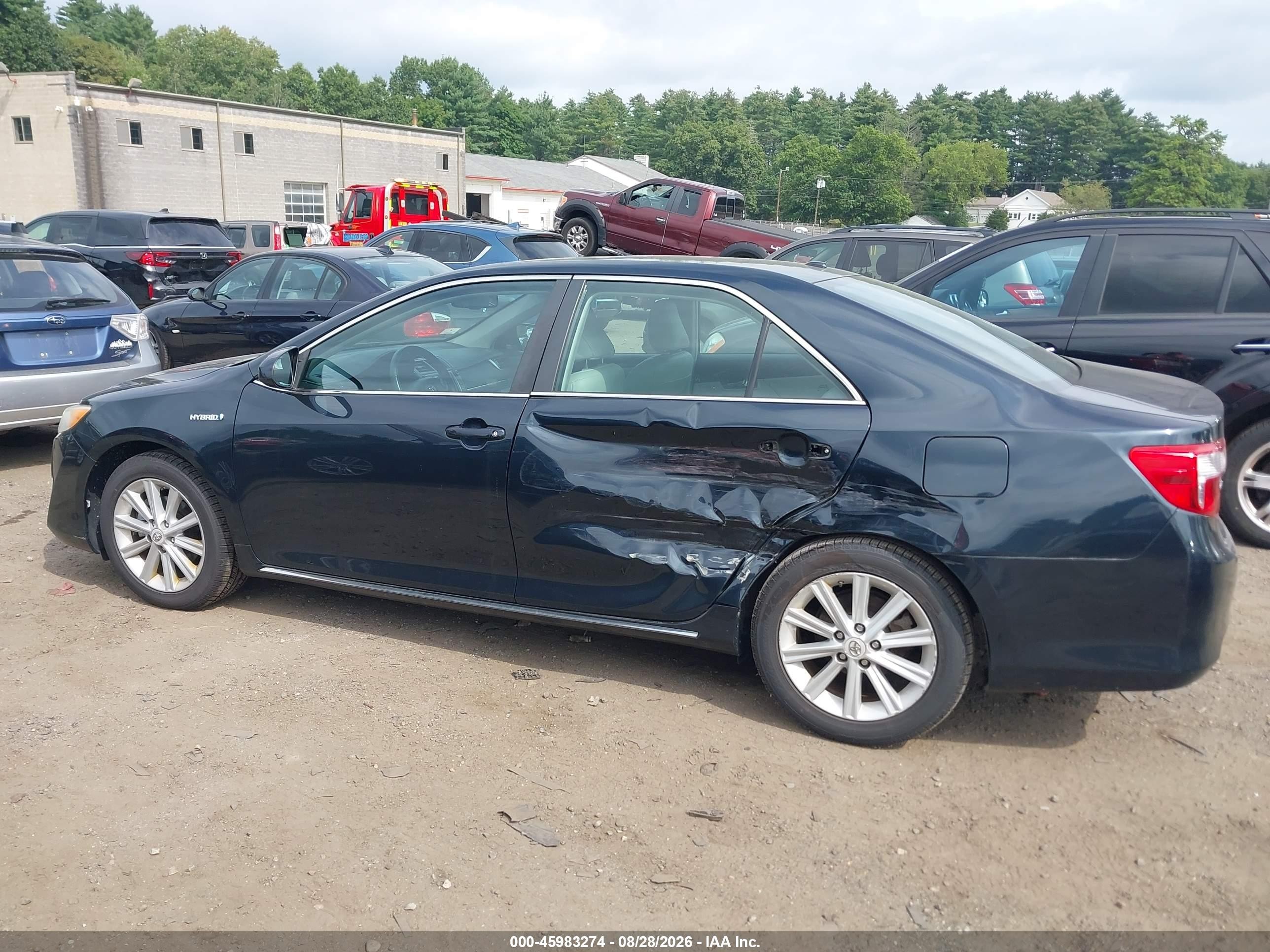 2012 Toyota Camry Hybrid Xle Black vin: 4T1BD1FK7CU060541