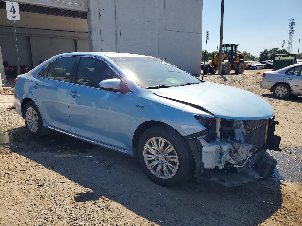 2013 Toyota Camry Hybrid Le Blue vin: 4T1BD1FK7DU065692