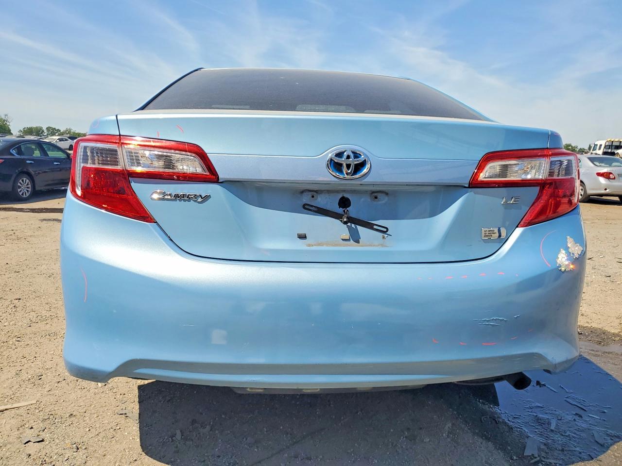 2013 Toyota Camry Hybrid Le Blue vin: 4T1BD1FK7DU065692