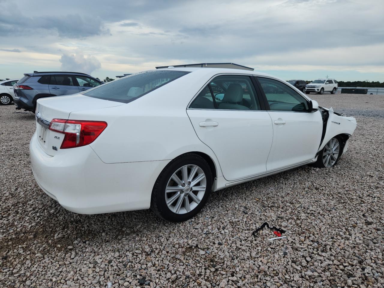 2013 Toyota Camry Hybrid Xle White vin: 4T1BD1FK7DU070049
