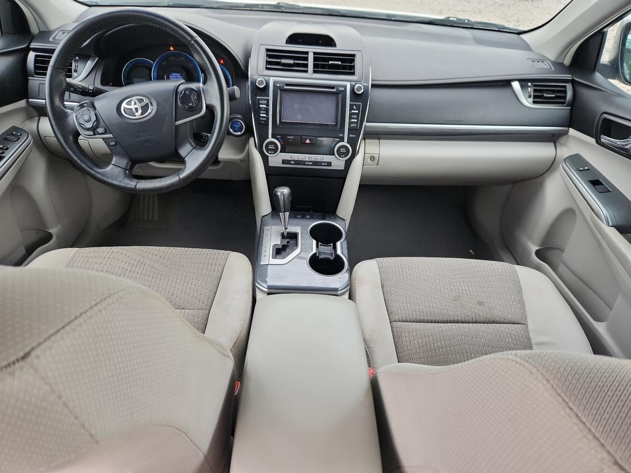 2013 Toyota Camry Hybrid Xle White vin: 4T1BD1FK7DU070049