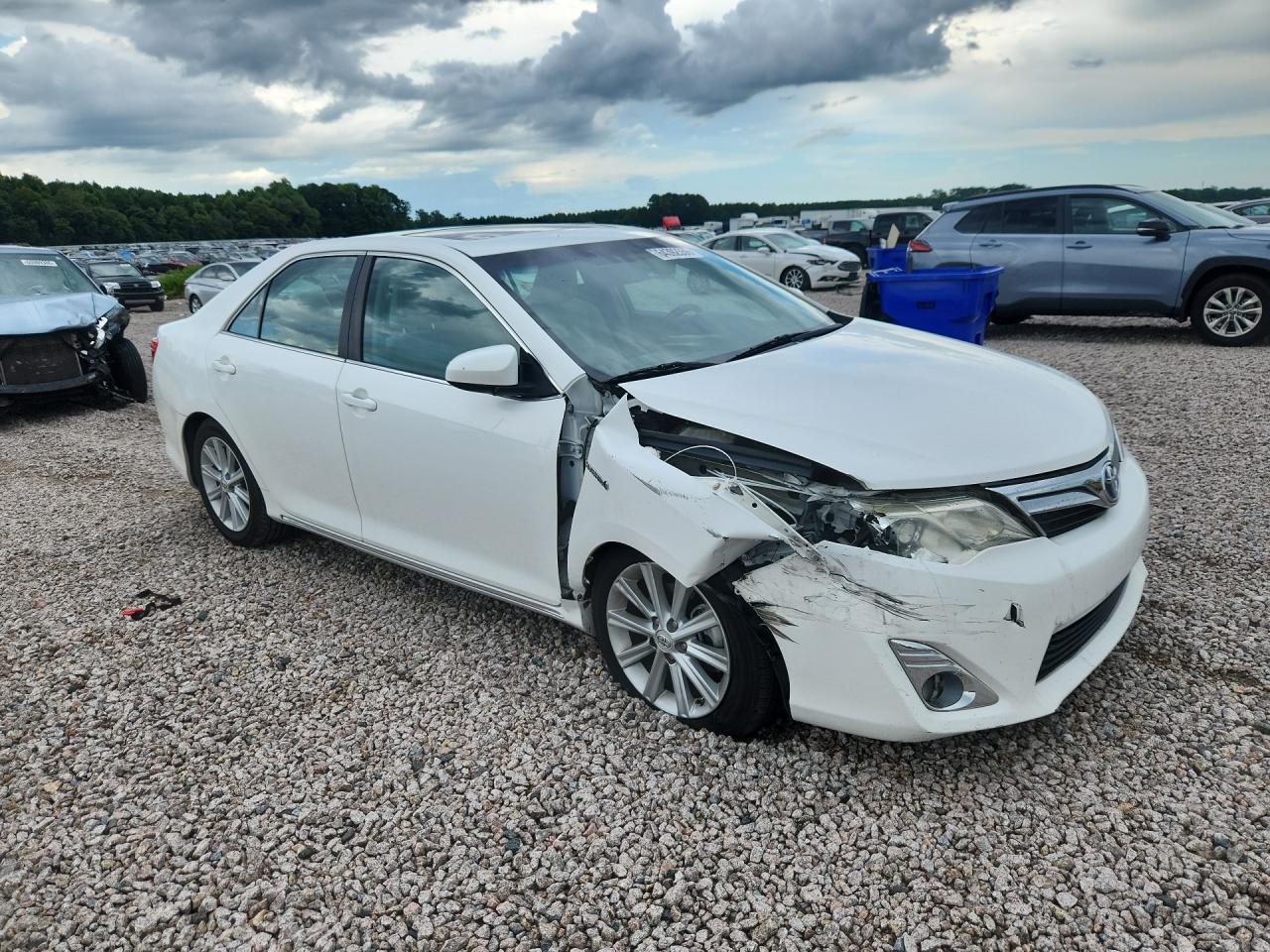 2013 Toyota Camry Hybrid Xle White vin: 4T1BD1FK7DU070049