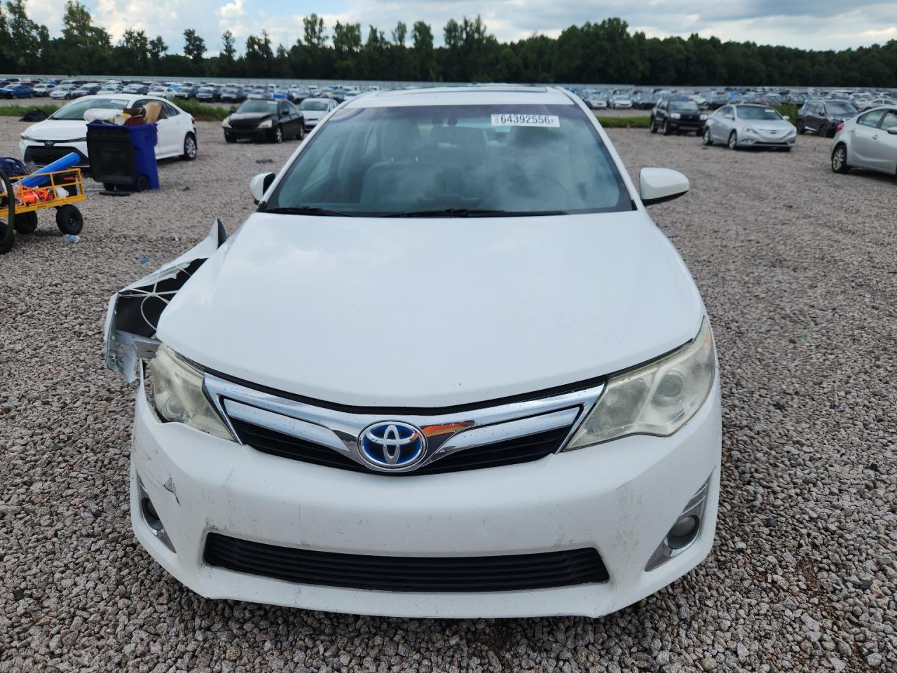 2013 Toyota Camry Hybrid Xle White vin: 4T1BD1FK7DU070049