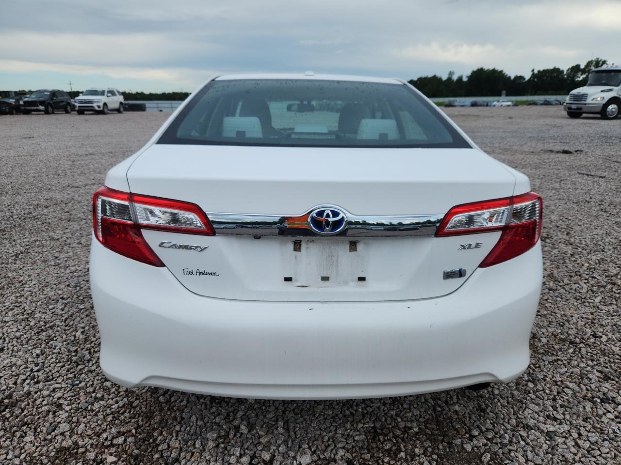 2013 Toyota Camry Hybrid Xle White vin: 4T1BD1FK7DU070049