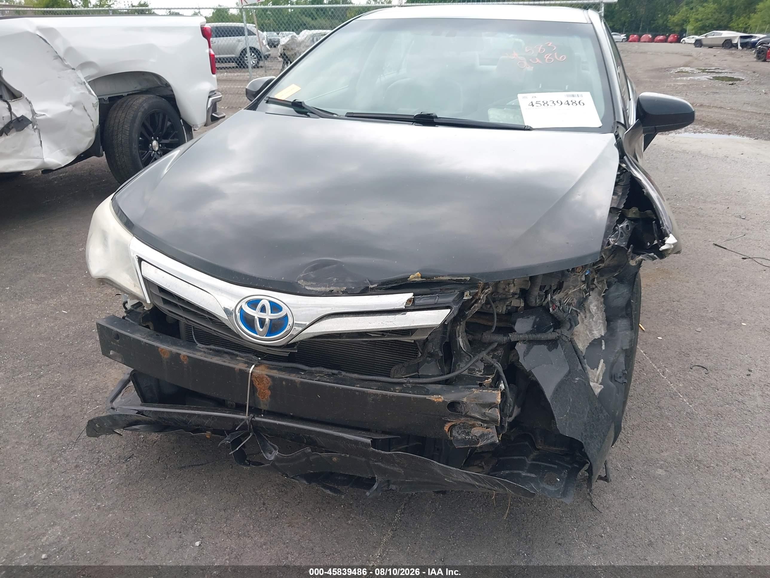 2013 Toyota Camry Hybrid Le Black vin: 4T1BD1FK7DU070925