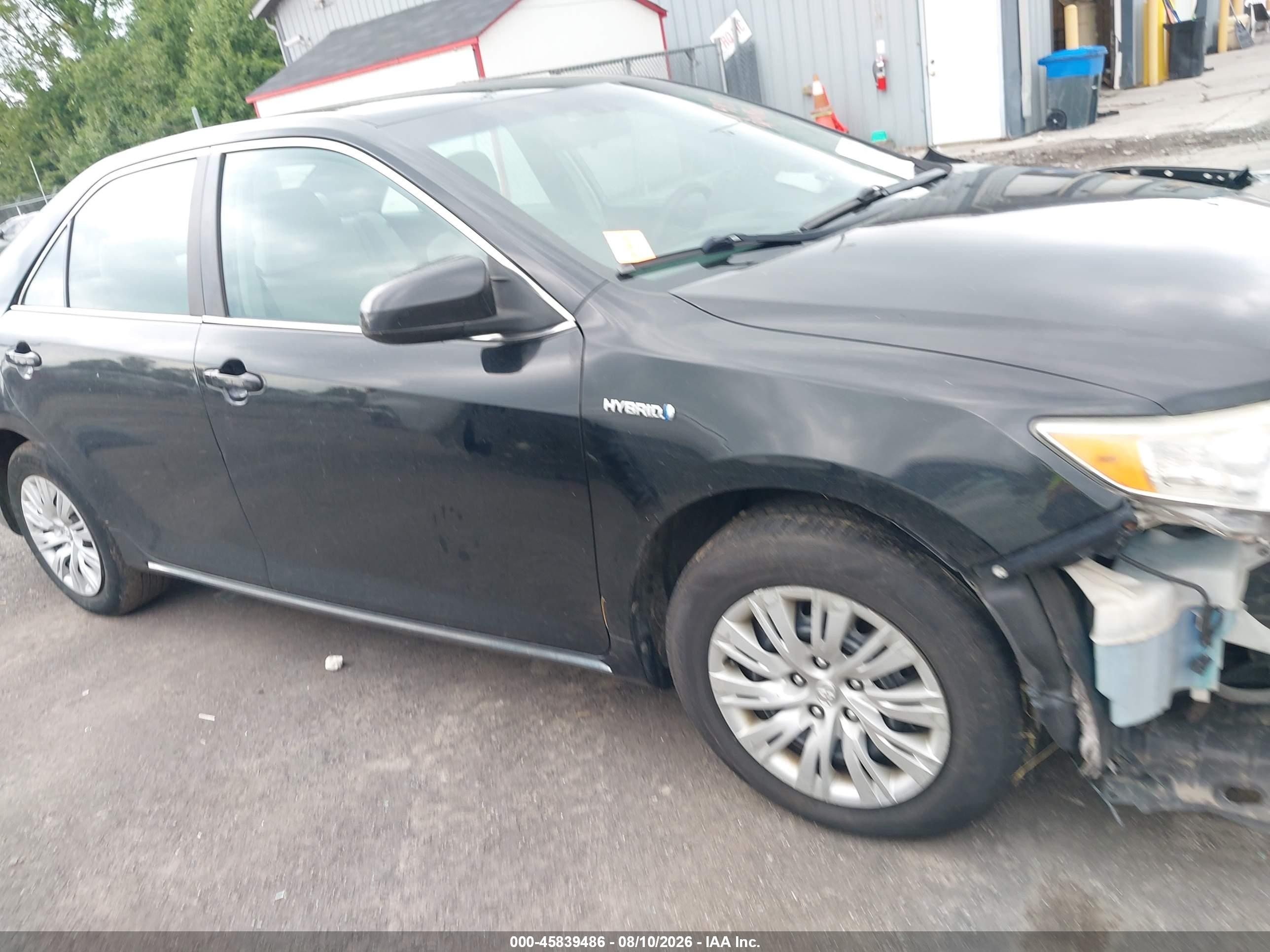 2013 Toyota Camry Hybrid Le Black vin: 4T1BD1FK7DU070925