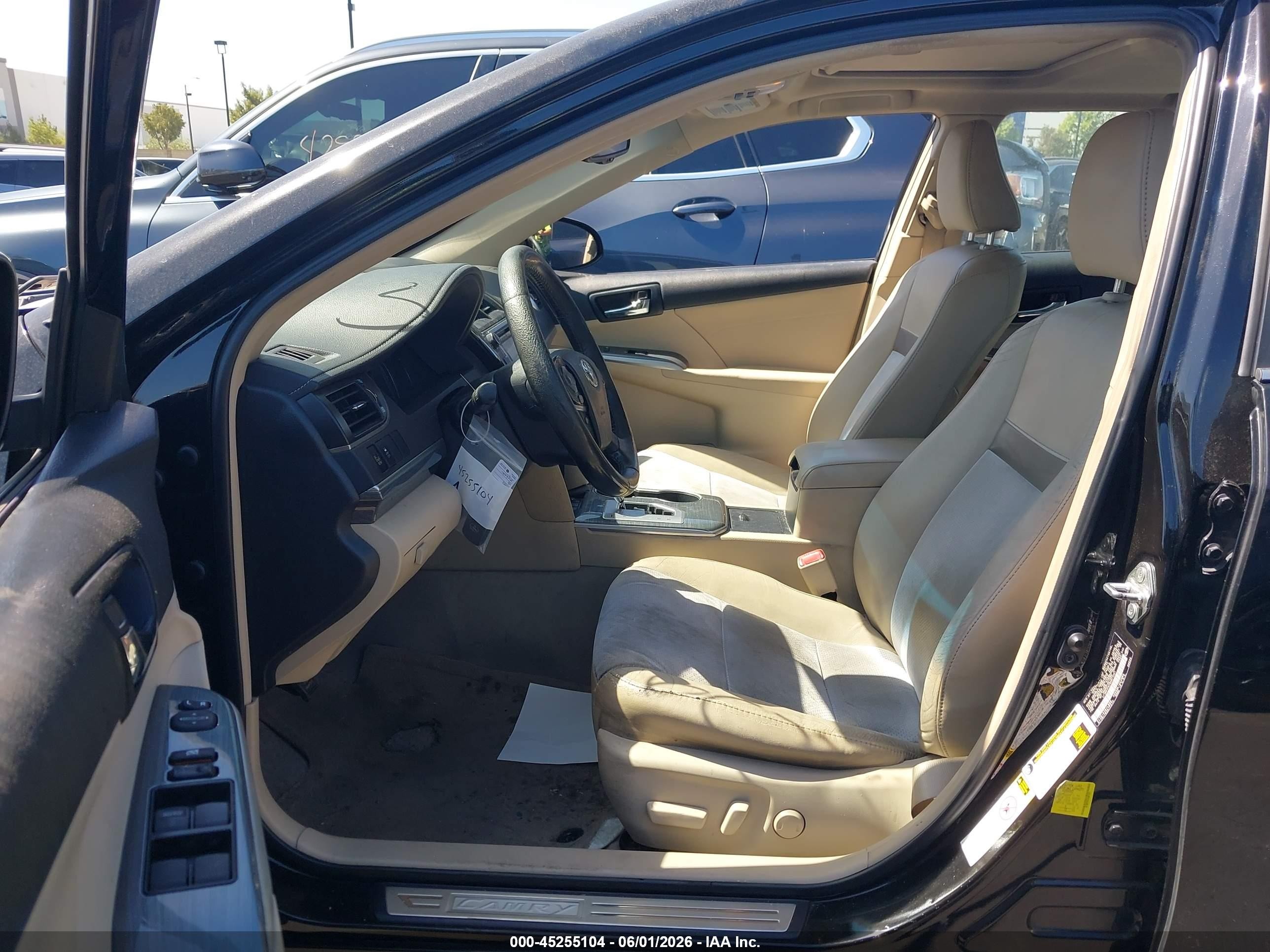 2013 Toyota Camry Hybrid Xle Black vin: 4T1BD1FK7DU071251