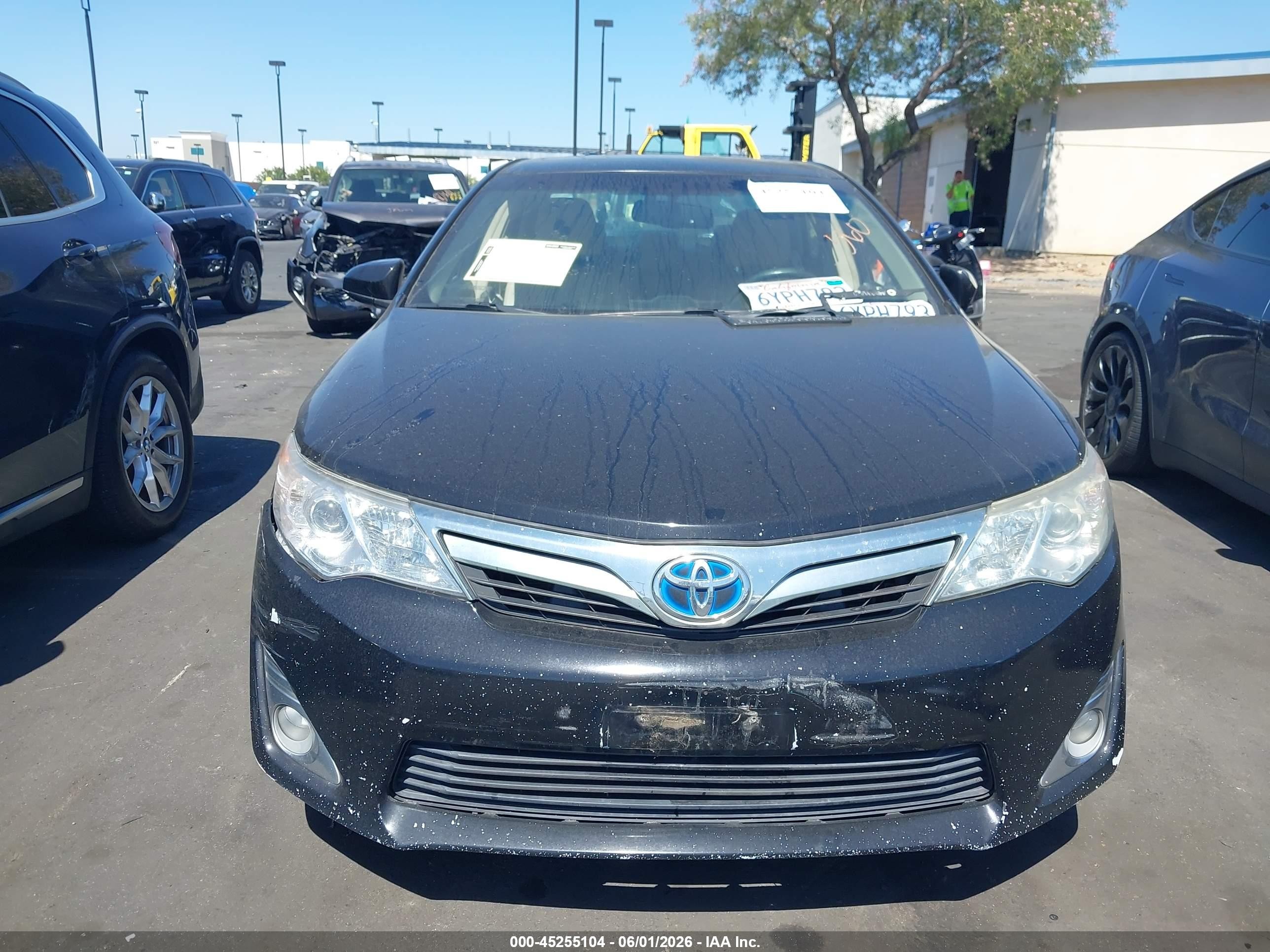 2013 Toyota Camry Hybrid Xle Black vin: 4T1BD1FK7DU071251