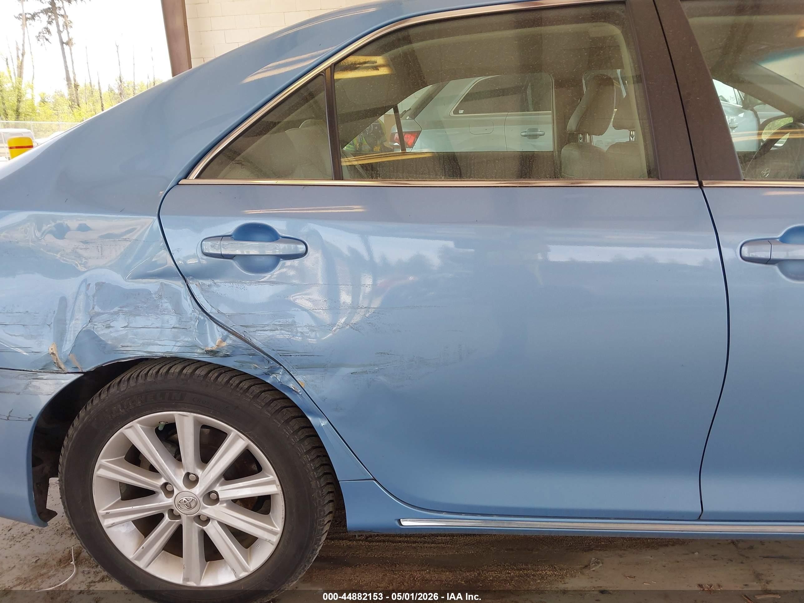 2013 Toyota Camry Hybrid Xle Blue vin: 4T1BD1FK7DU071489