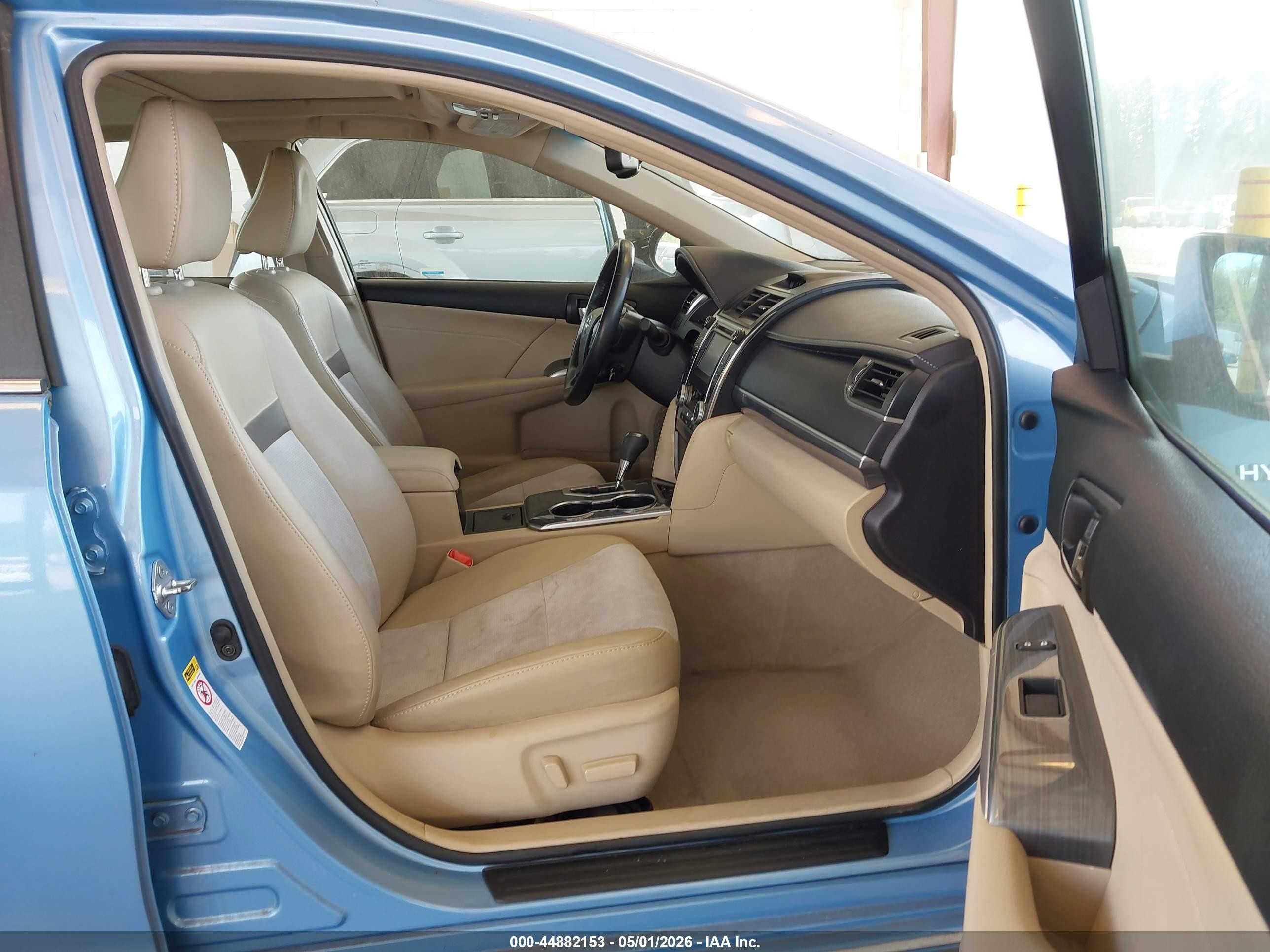 2013 Toyota Camry Hybrid Xle Blue vin: 4T1BD1FK7DU071489