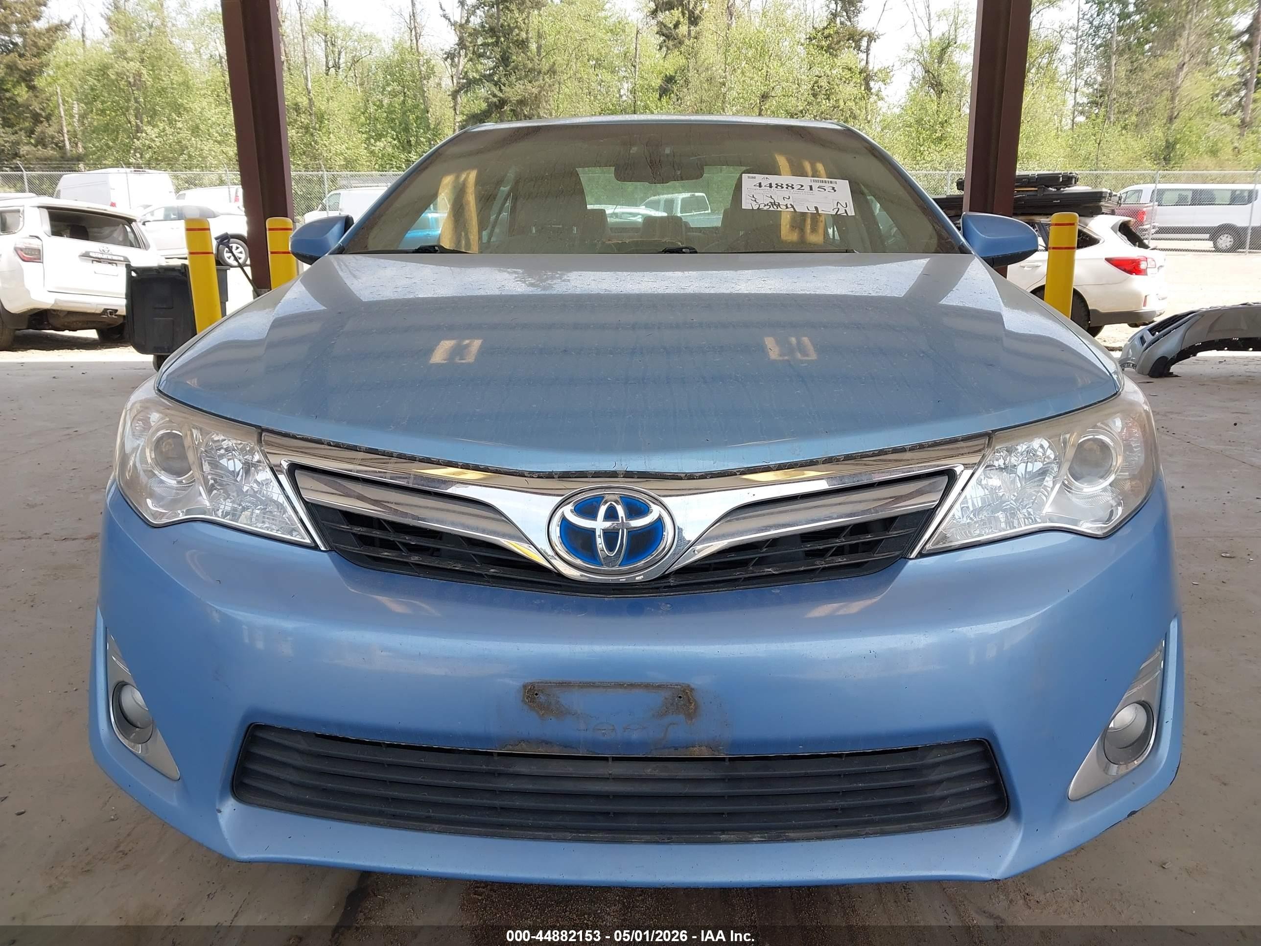2013 Toyota Camry Hybrid Xle Blue vin: 4T1BD1FK7DU071489