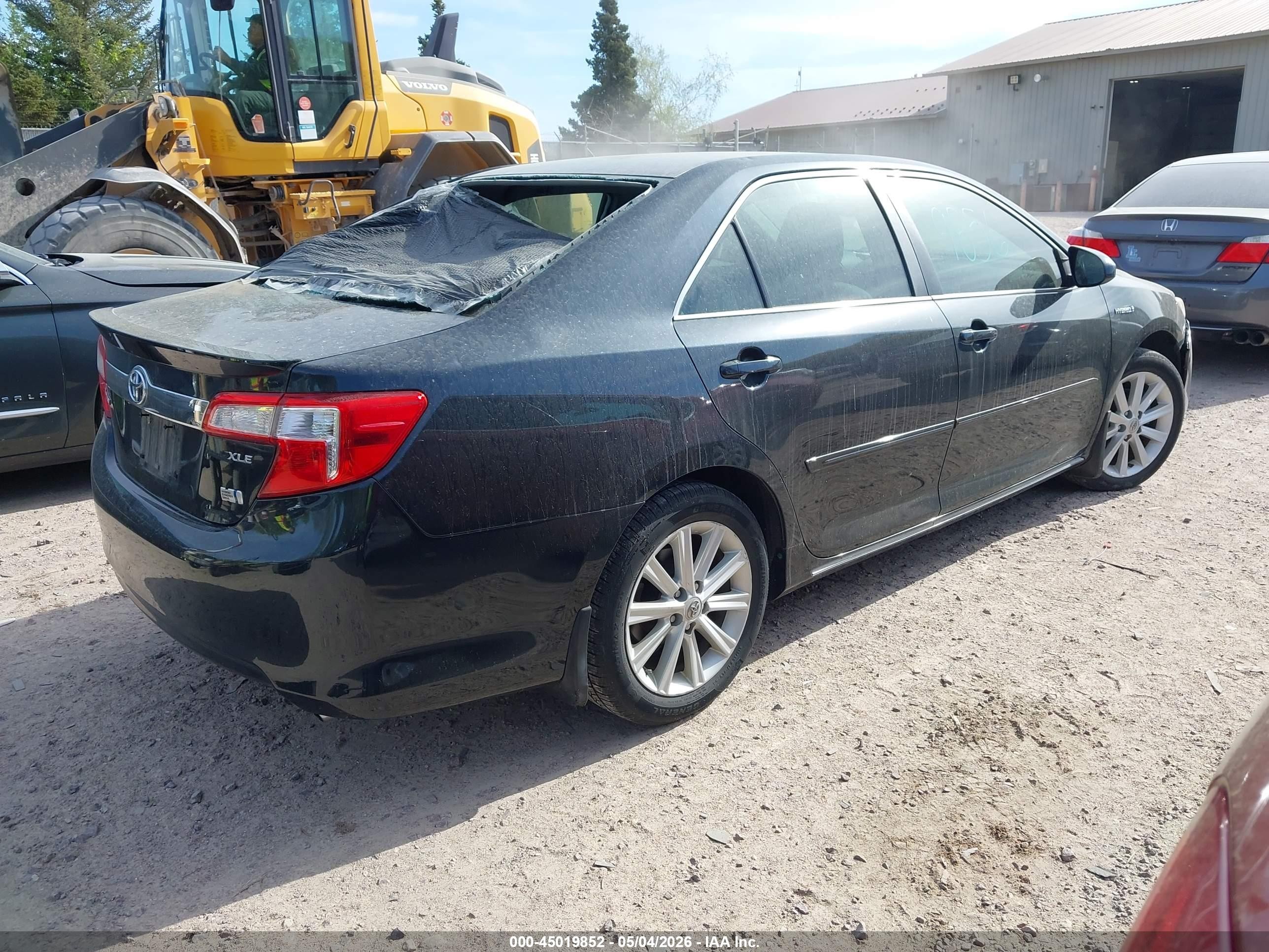2013 Toyota Camry Hybrid Xle Black vin: 4T1BD1FK7DU073405