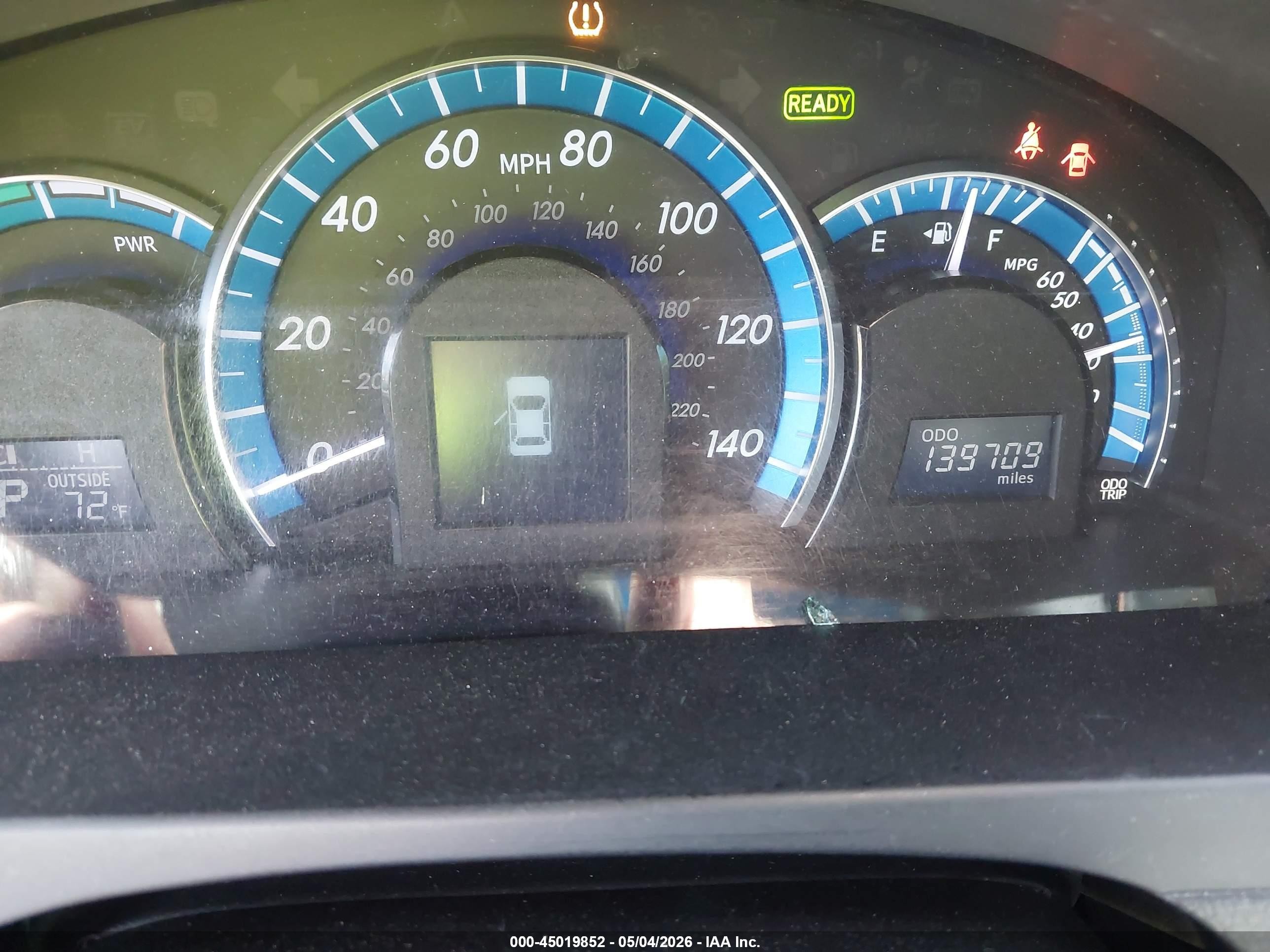 2013 Toyota Camry Hybrid Xle Black vin: 4T1BD1FK7DU073405