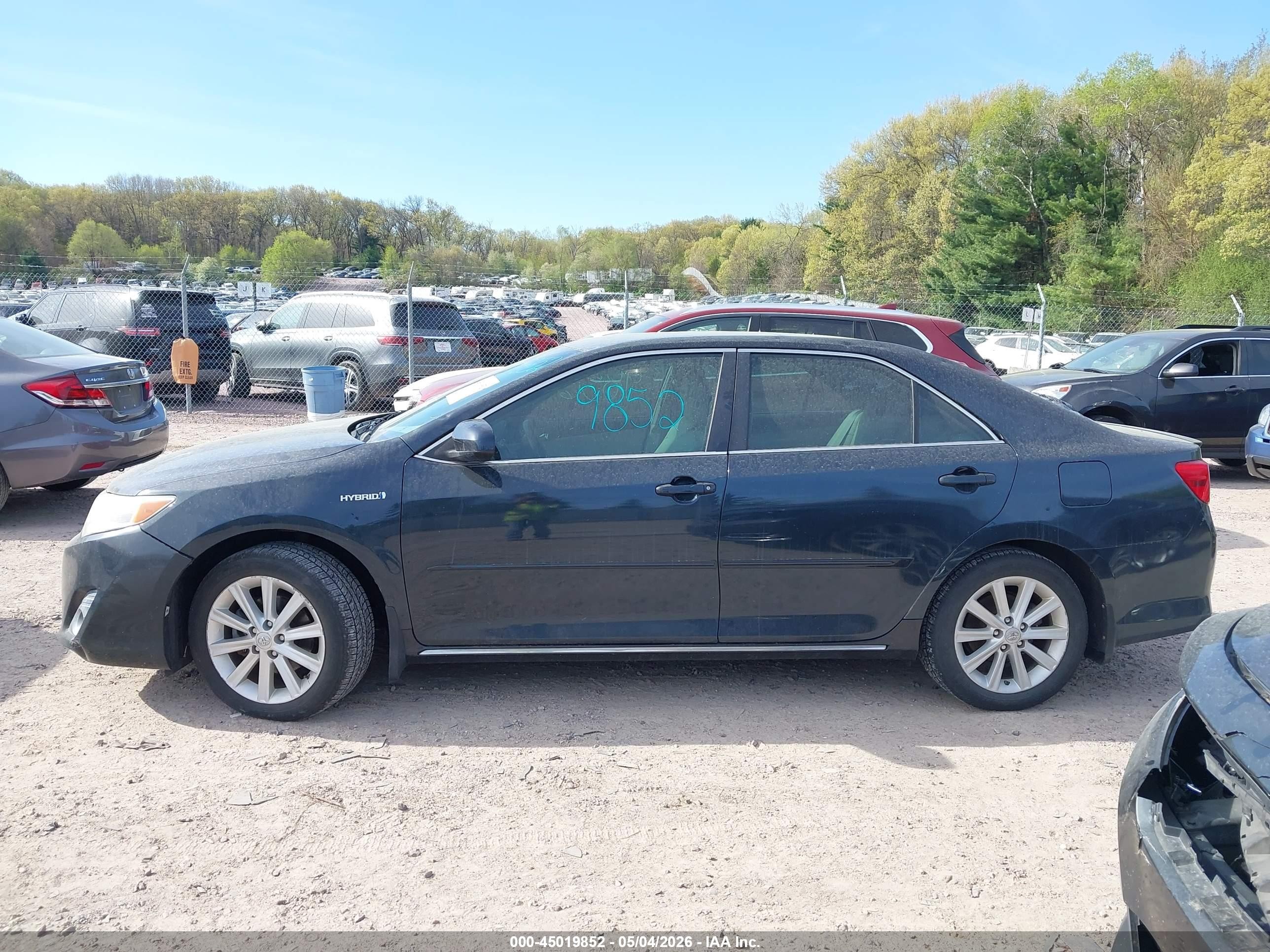 2013 Toyota Camry Hybrid Xle Black vin: 4T1BD1FK7DU073405