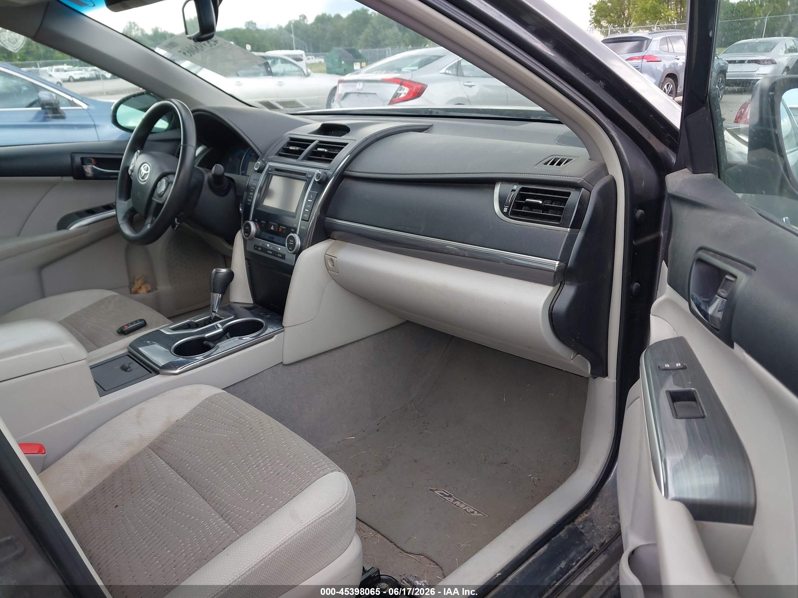 2013 Toyota Camry Hybrid Xle Gray vin: 4T1BD1FK7DU075140
