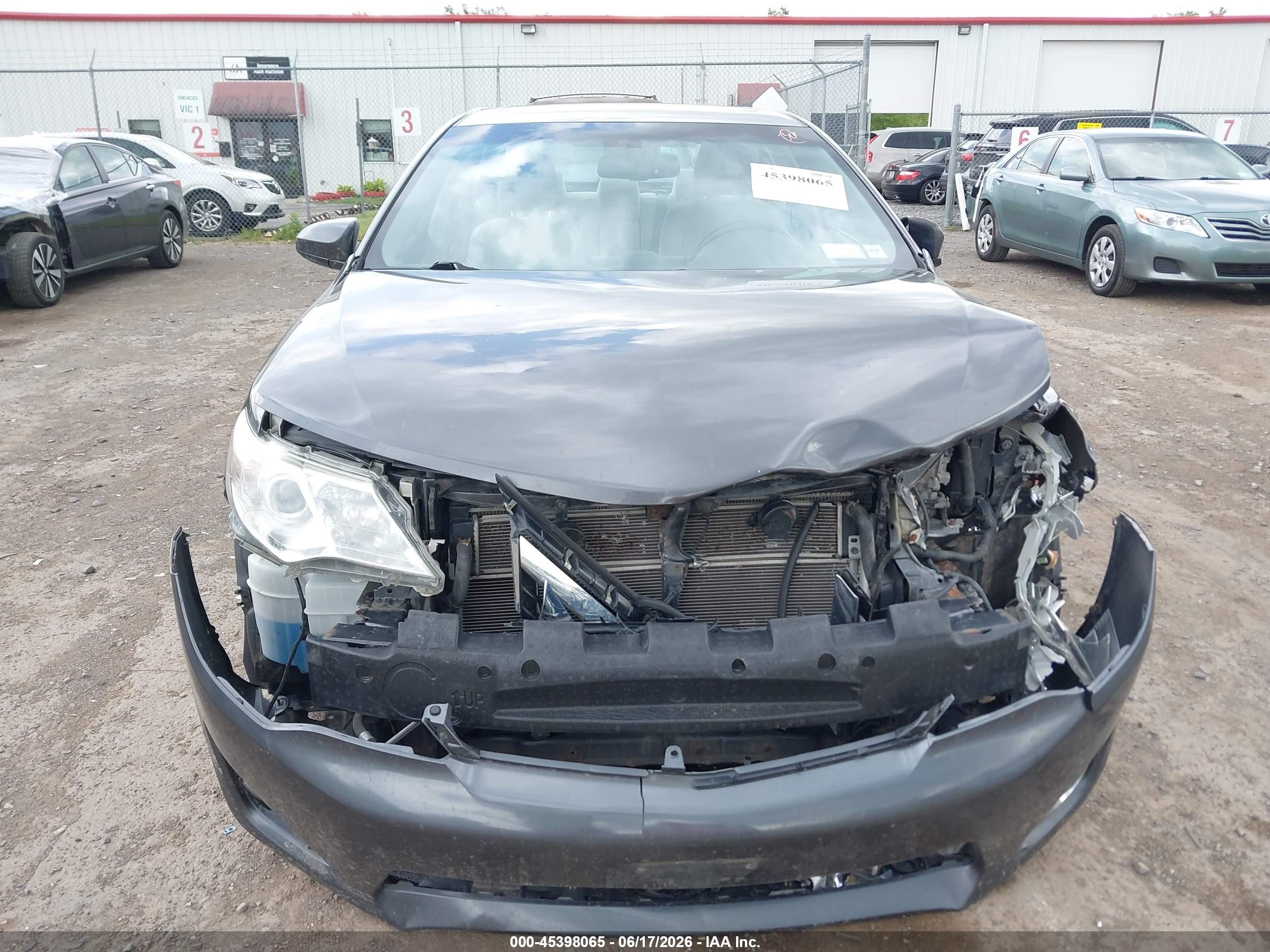 2013 Toyota Camry Hybrid Xle Gray vin: 4T1BD1FK7DU075140