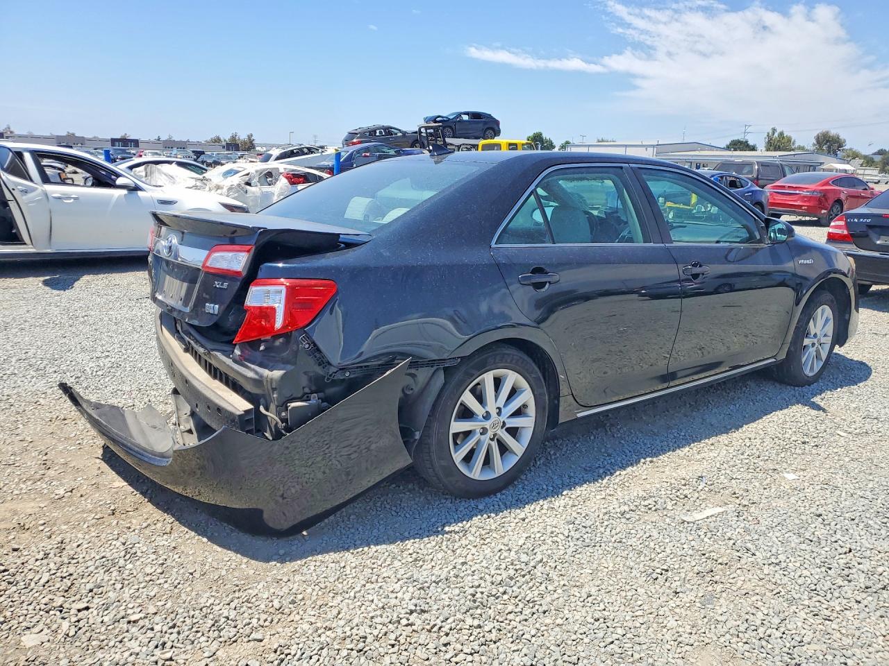 2013 Toyota Camry Hybrid Xle Blue vin: 4T1BD1FK7DU076143
