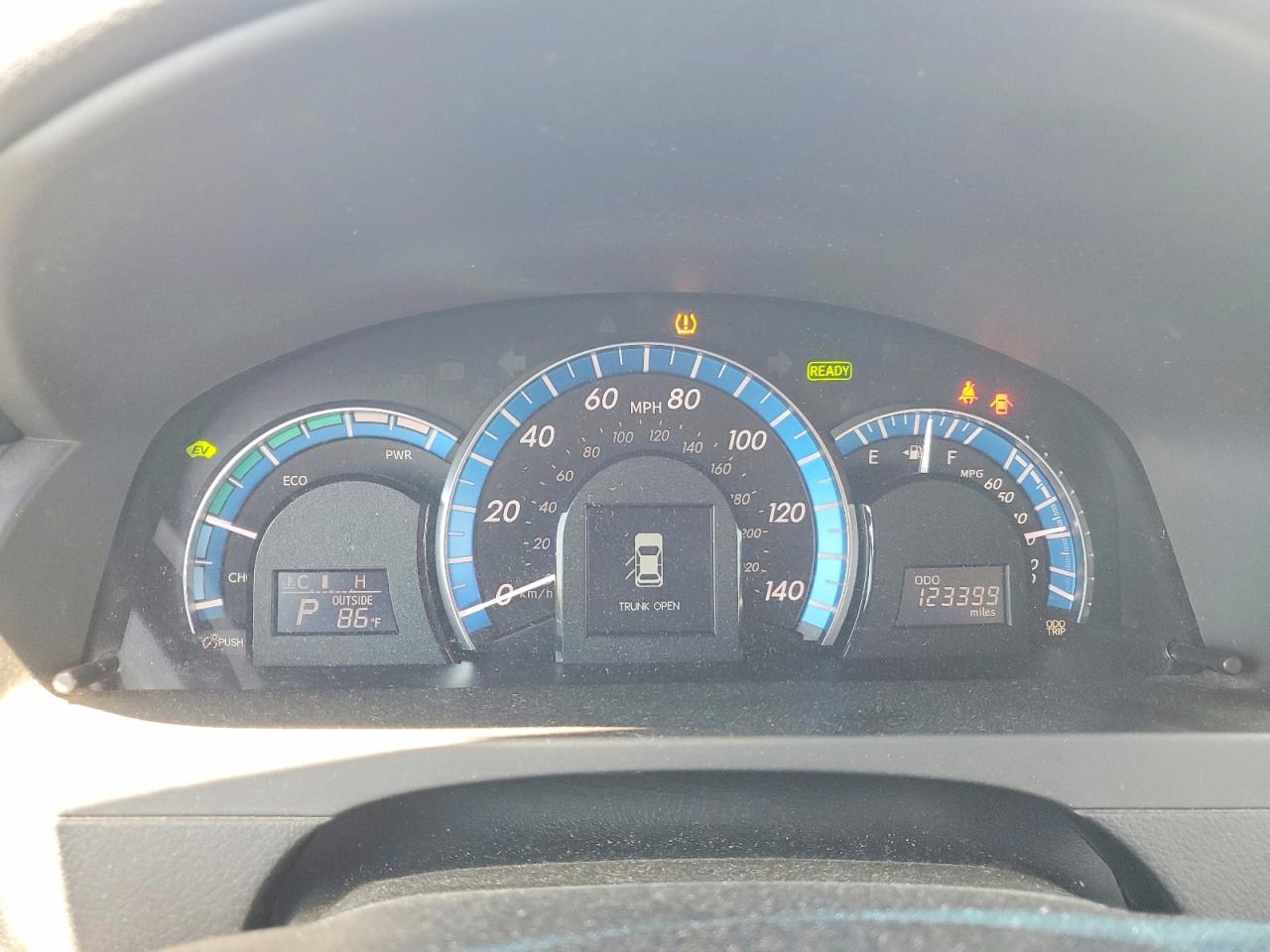 2013 Toyota Camry Hybrid Xle Blue vin: 4T1BD1FK7DU076143